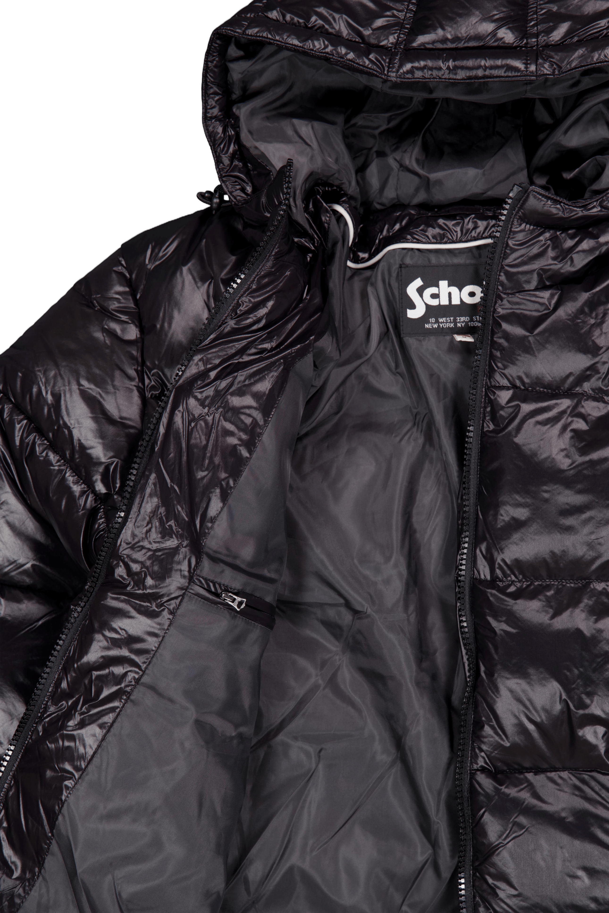 Doudoune Brillante A Capuche S Black - Bild 5