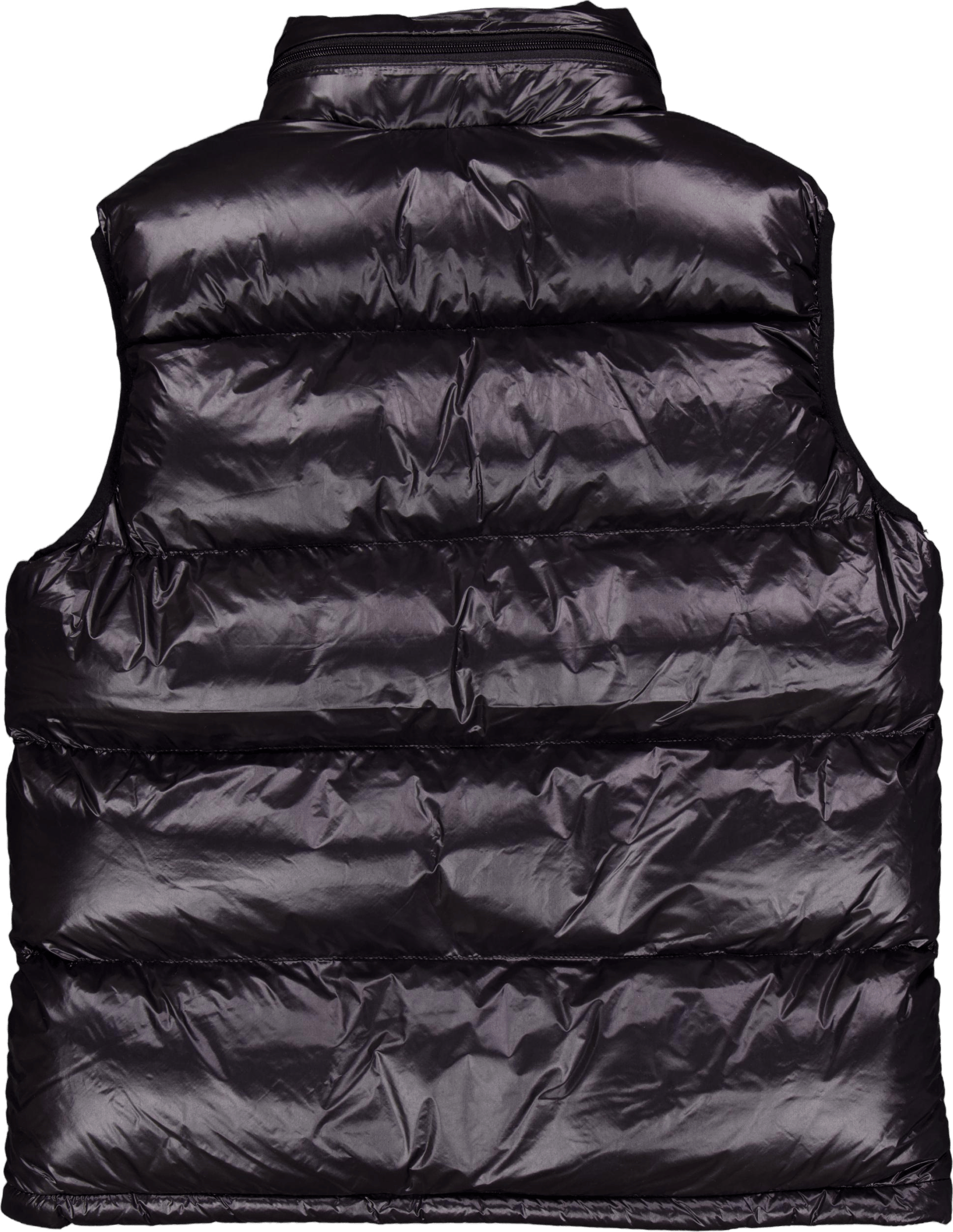 Gilet Doudoune Brillant A Capu Black - Bild 2