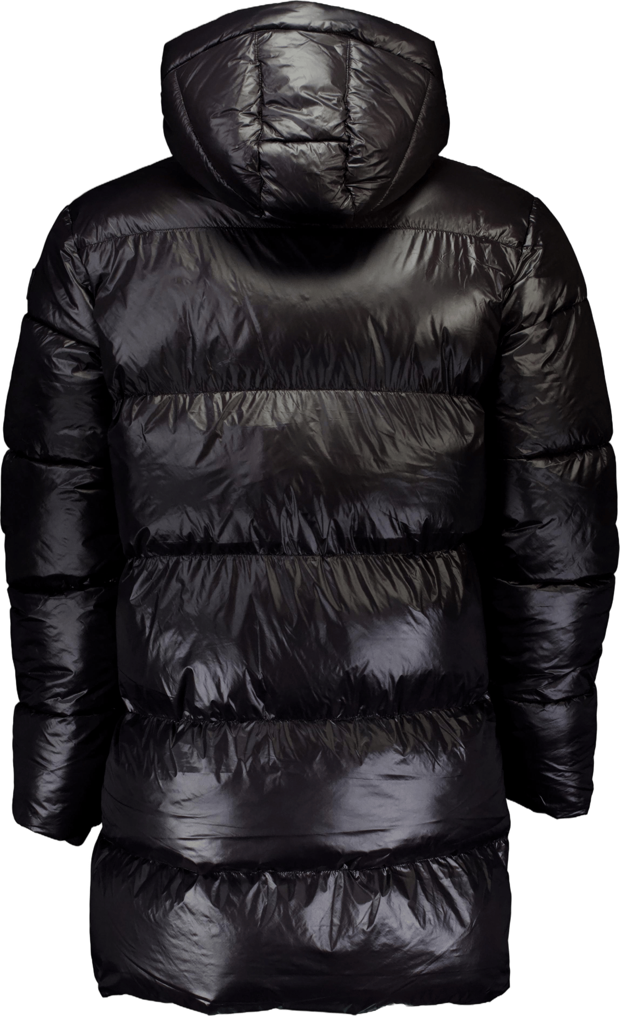 Doudoune Longue Nylon Brillant Black - Bild 2