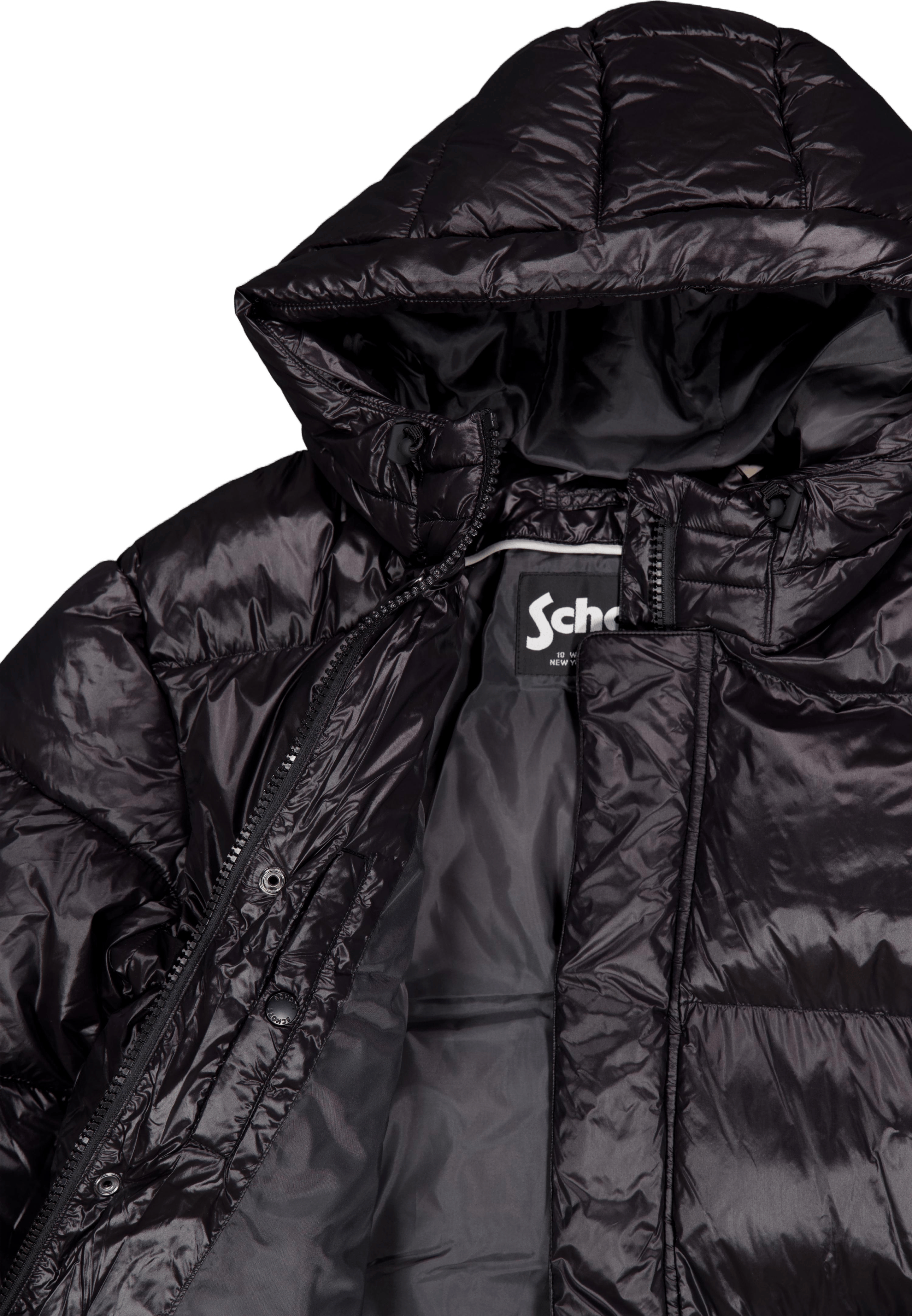 Doudoune Longue Nylon Brillant Black - Bild 5