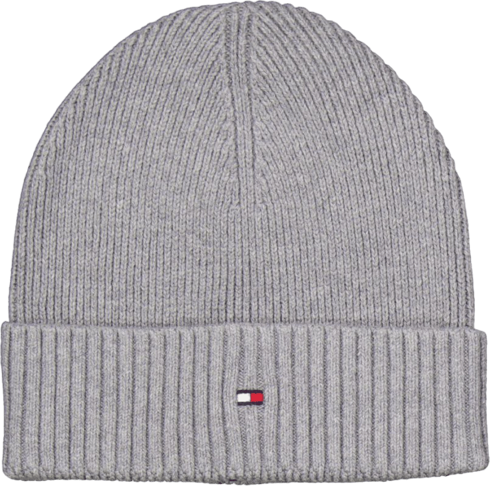 Th Flag Pima Cotton Beanie Grey