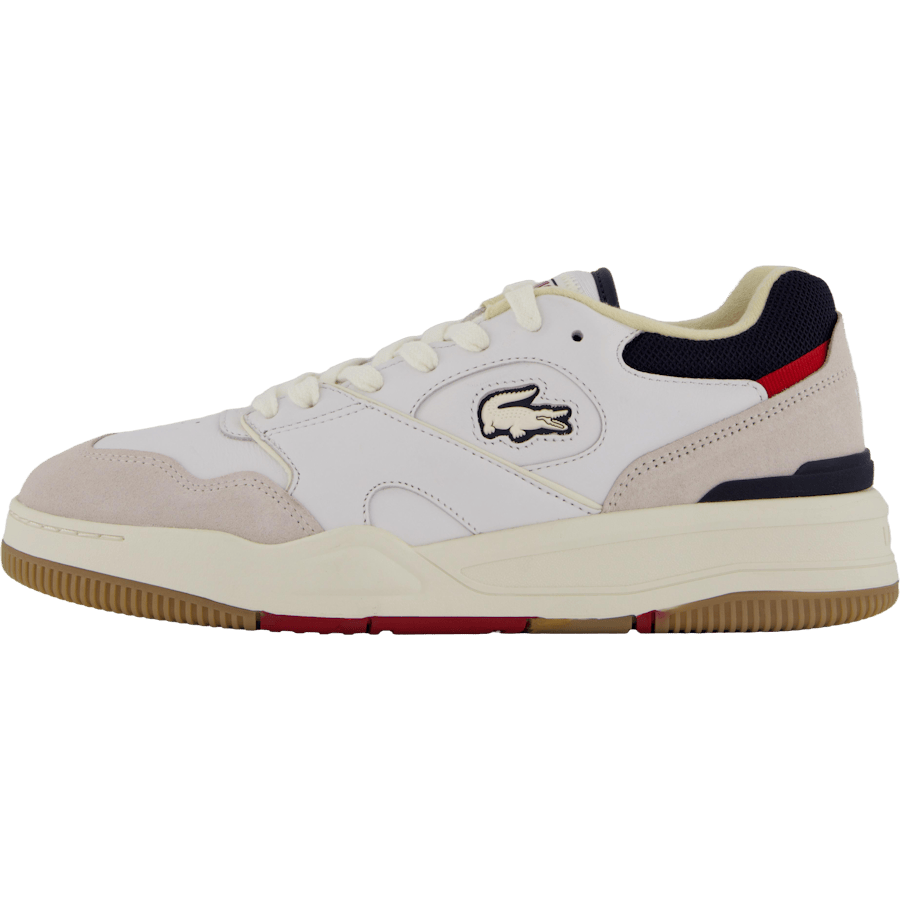 Lineshot Leather Sneakers 40f Off Wht/gum