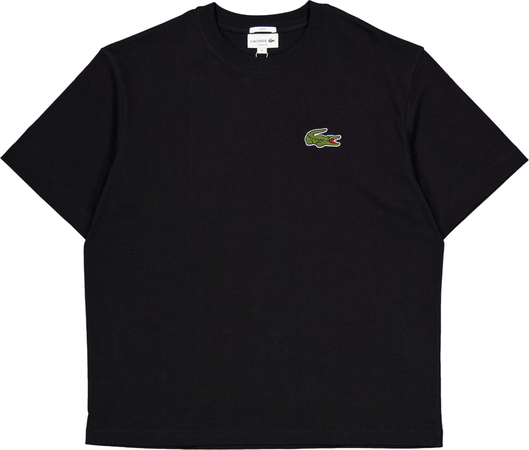 Loose Fit Heavy Cotton Badge T 031 Black