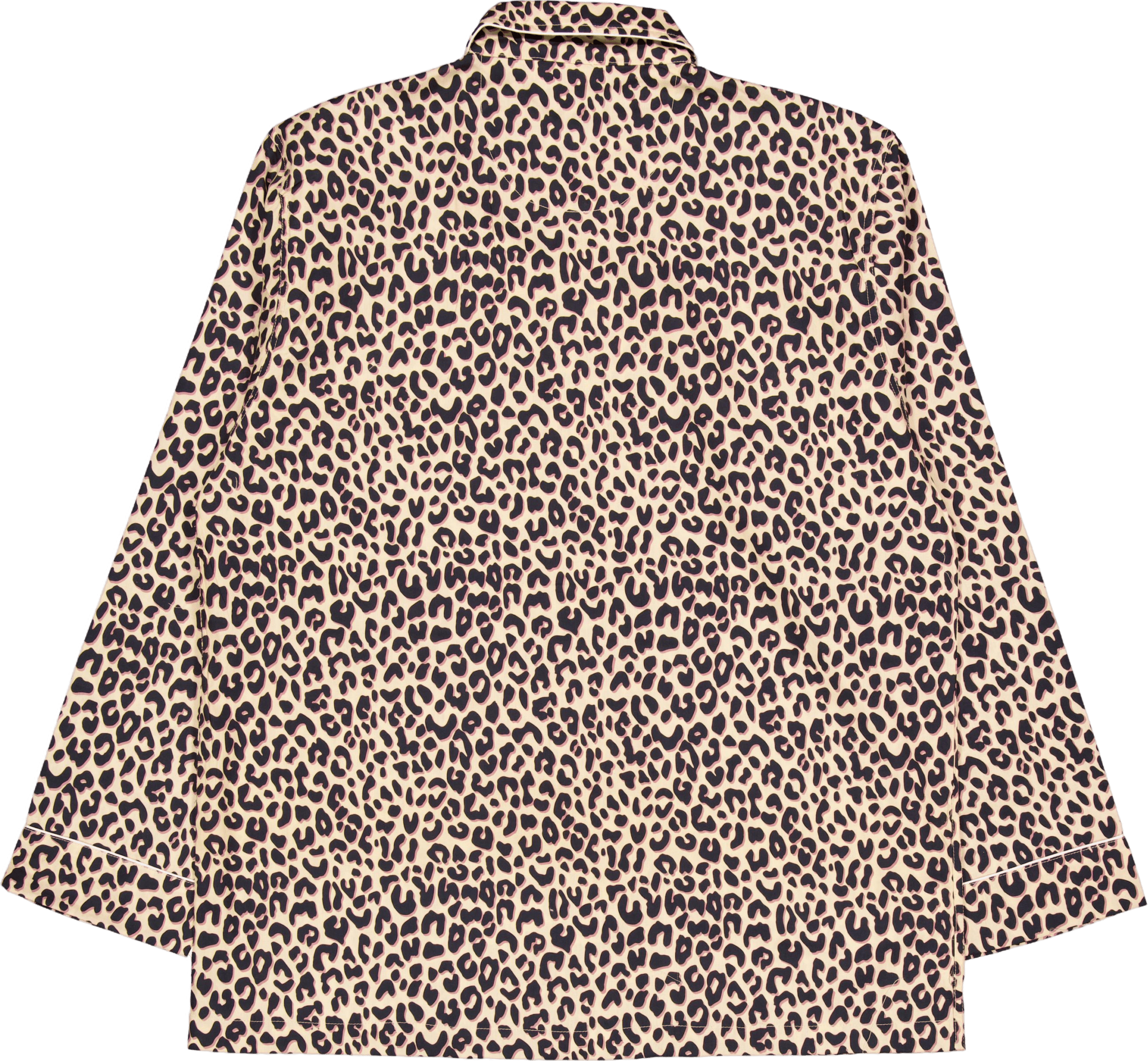 Leopard Pyjama Shirt 250 Beige - Bild 2