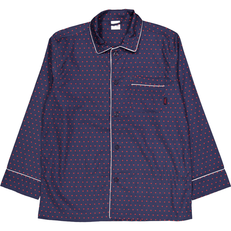 Navy Luv Pyjama Shirt 450 Navy