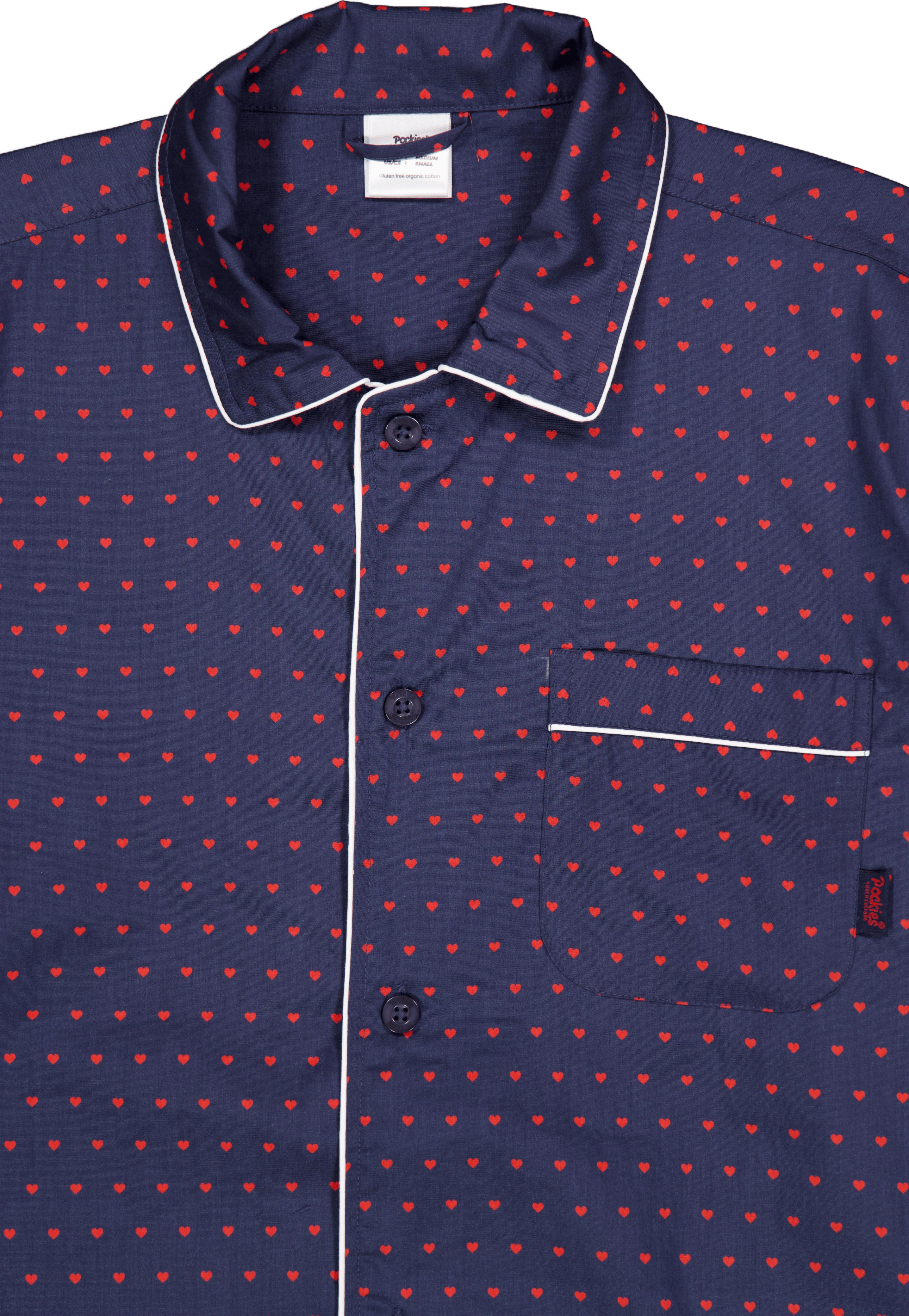 Navy Luv Pyjama Shirt 450 Navy - Bild 3