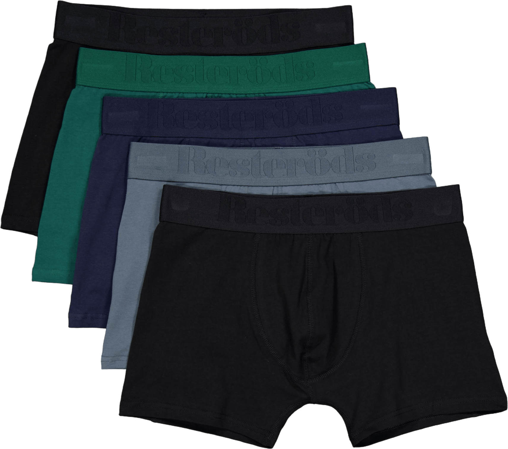 Gunnar Cotton 5-pack Multicolor, Male, Apparels, Underwear, Black, L