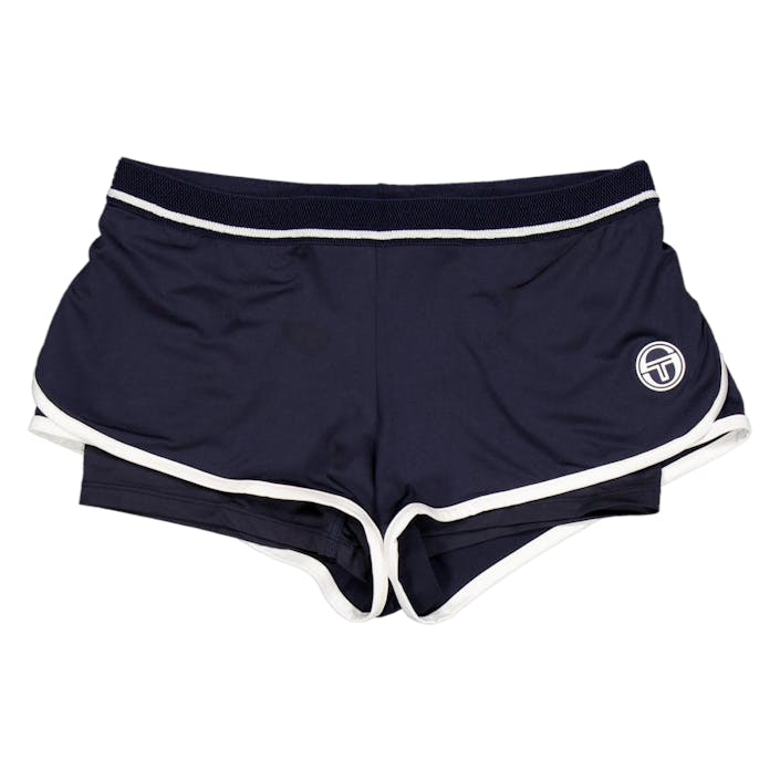 Iris Tank Top Navy/acid Lime, Female, Apparels, Tops, Padel, Blue, XL