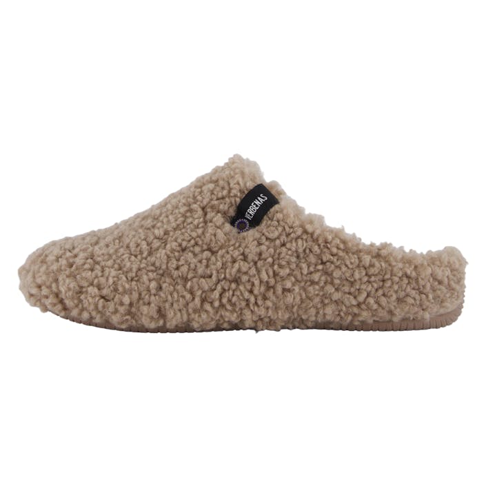 York Curly Camel, Female, Shoes, Sandals and Slippers, slippers, EU 37