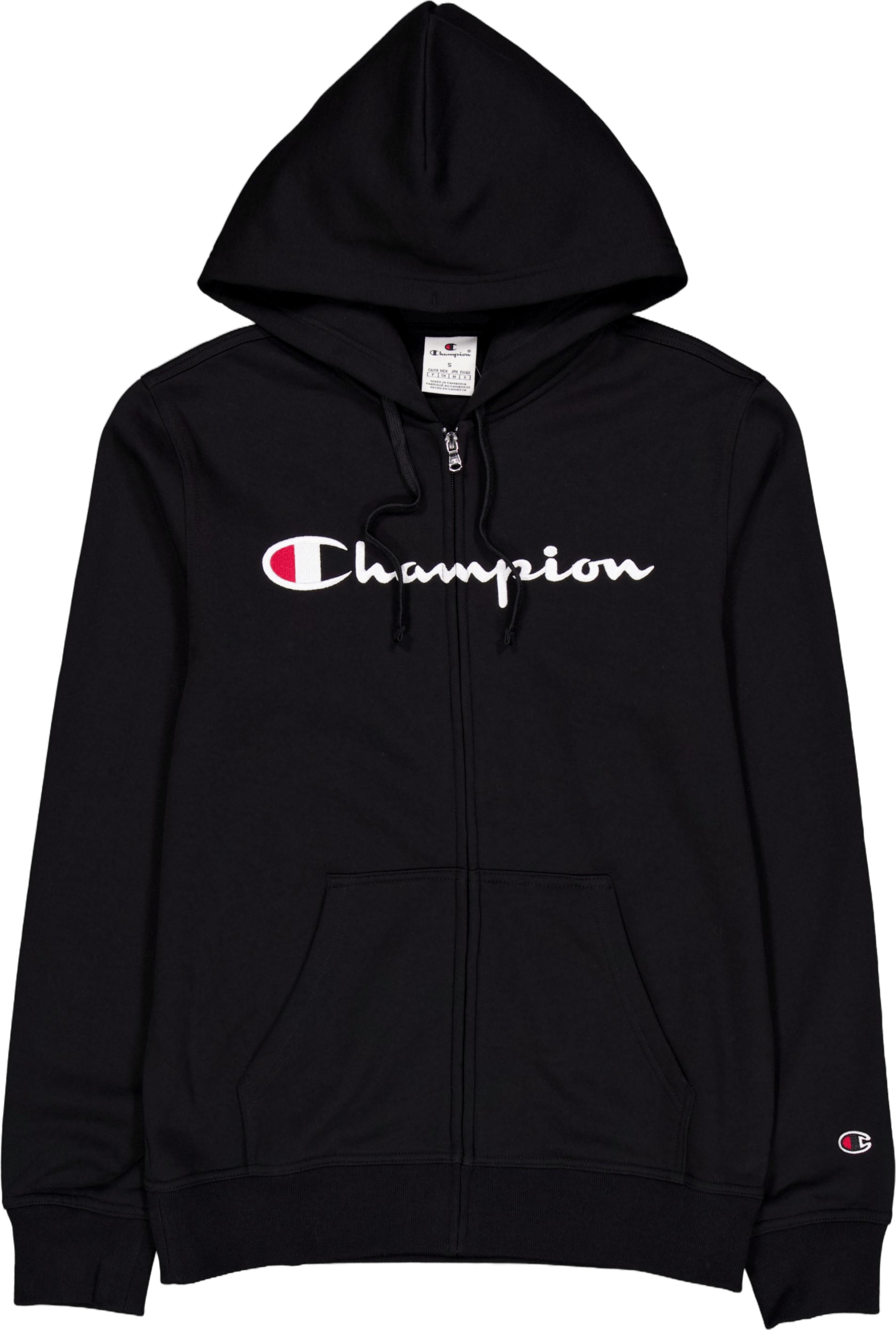 Hooded Full Zip Sweatshirt Black Beauty