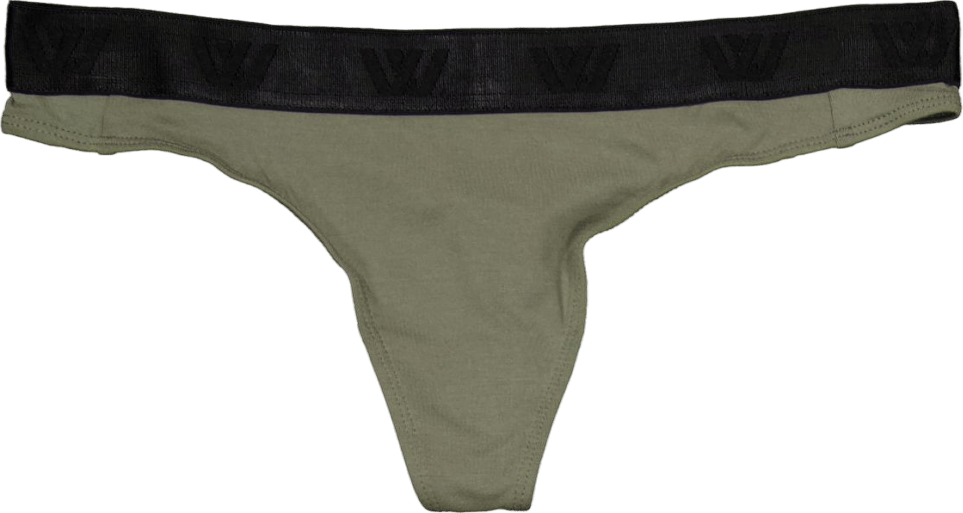 Ess' Thong Olive, Female, Apparels, Underwear, Green, S