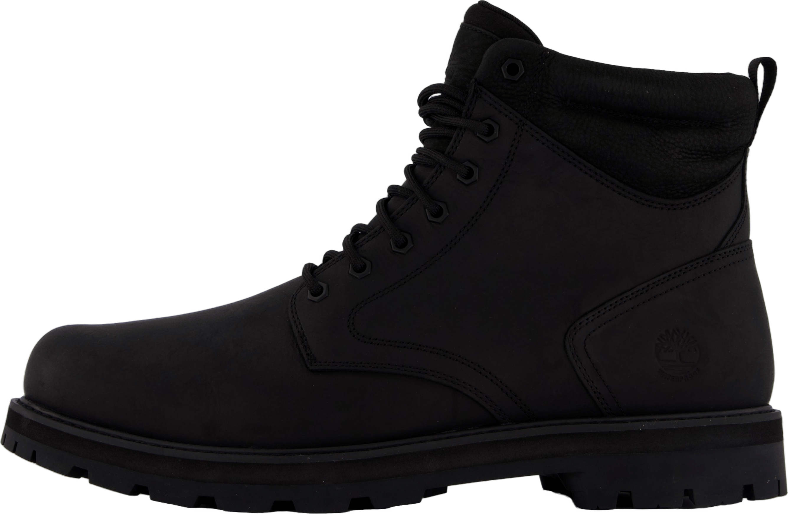 Mid Lace Up Waterproof Boot Blk Full Grain