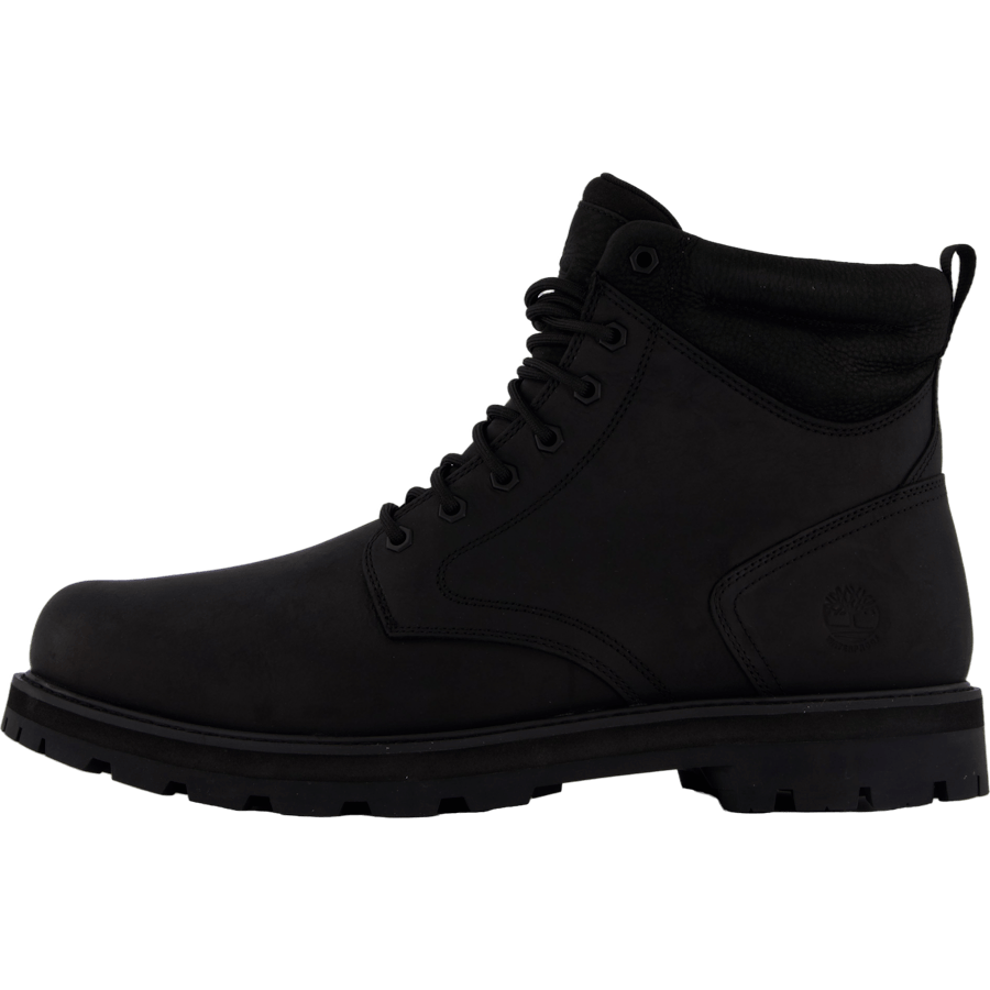Mid Lace Up Waterproof Boot Blk Full Grain