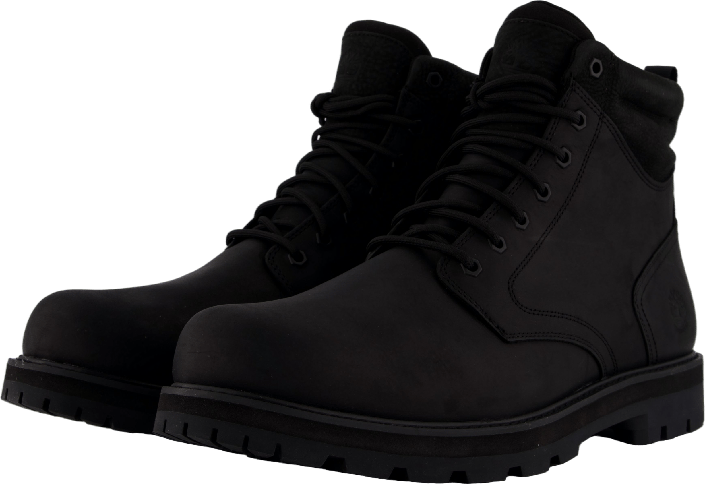 Mid Lace Up Waterproof Boot Blk Full Grain - Bild 2