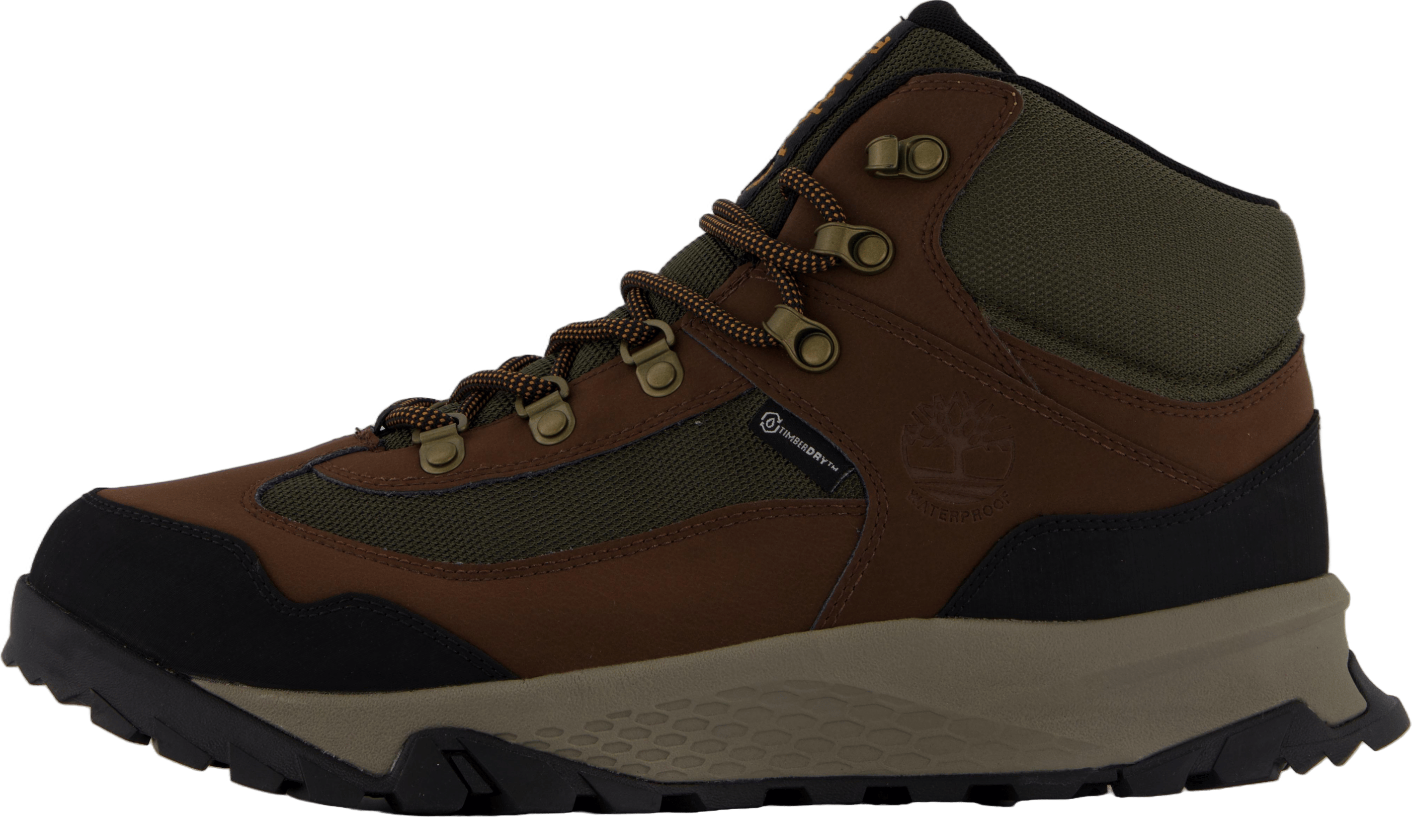 Mid Lace Up Waterproof Hiking  Dark Brown, Male, Schoenen, wandelschoenen, Laarzen, Multi kleur, EU 44,5