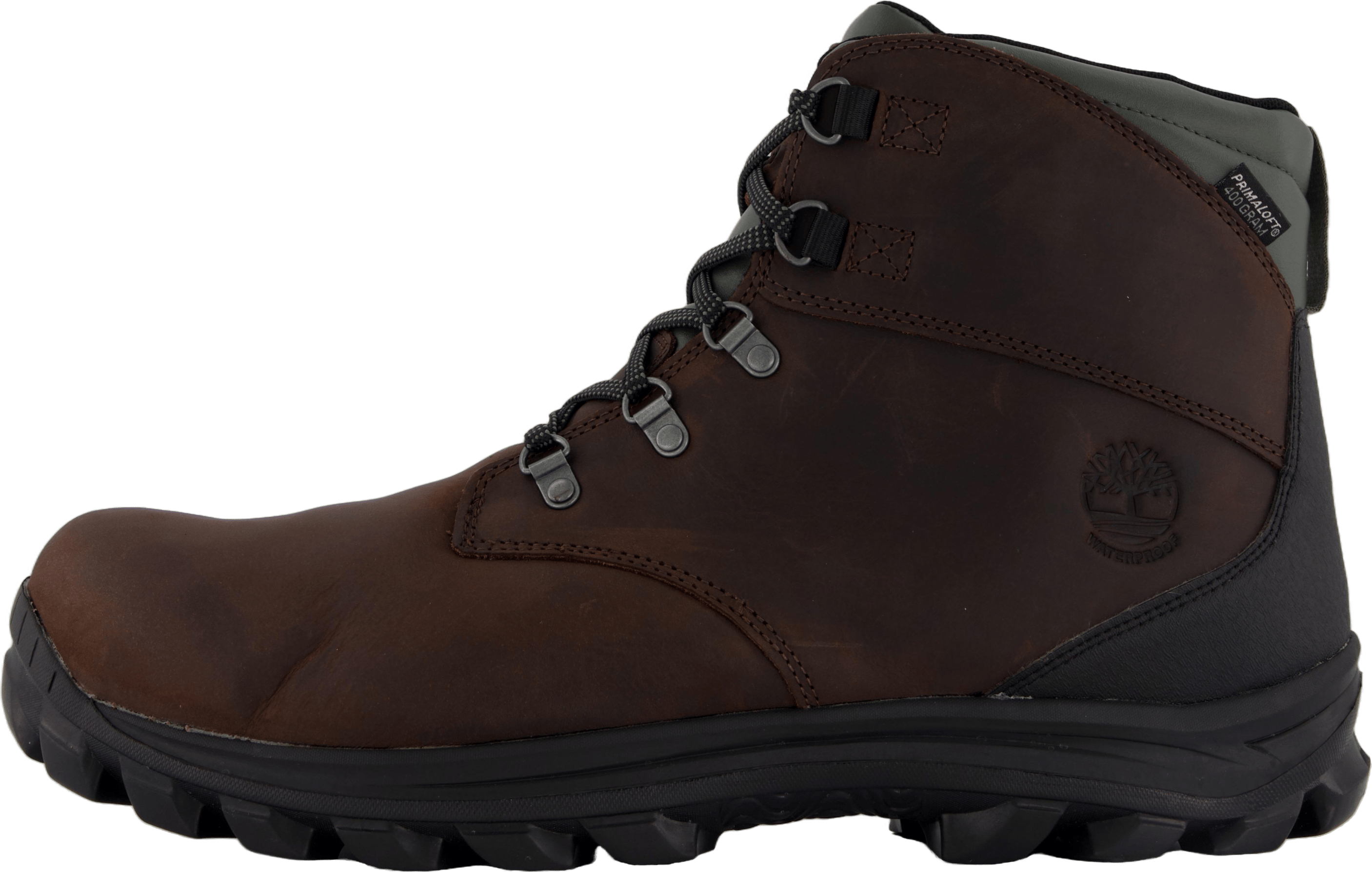 Mid Lace Up Waterproof Snow Bo Dark Brown