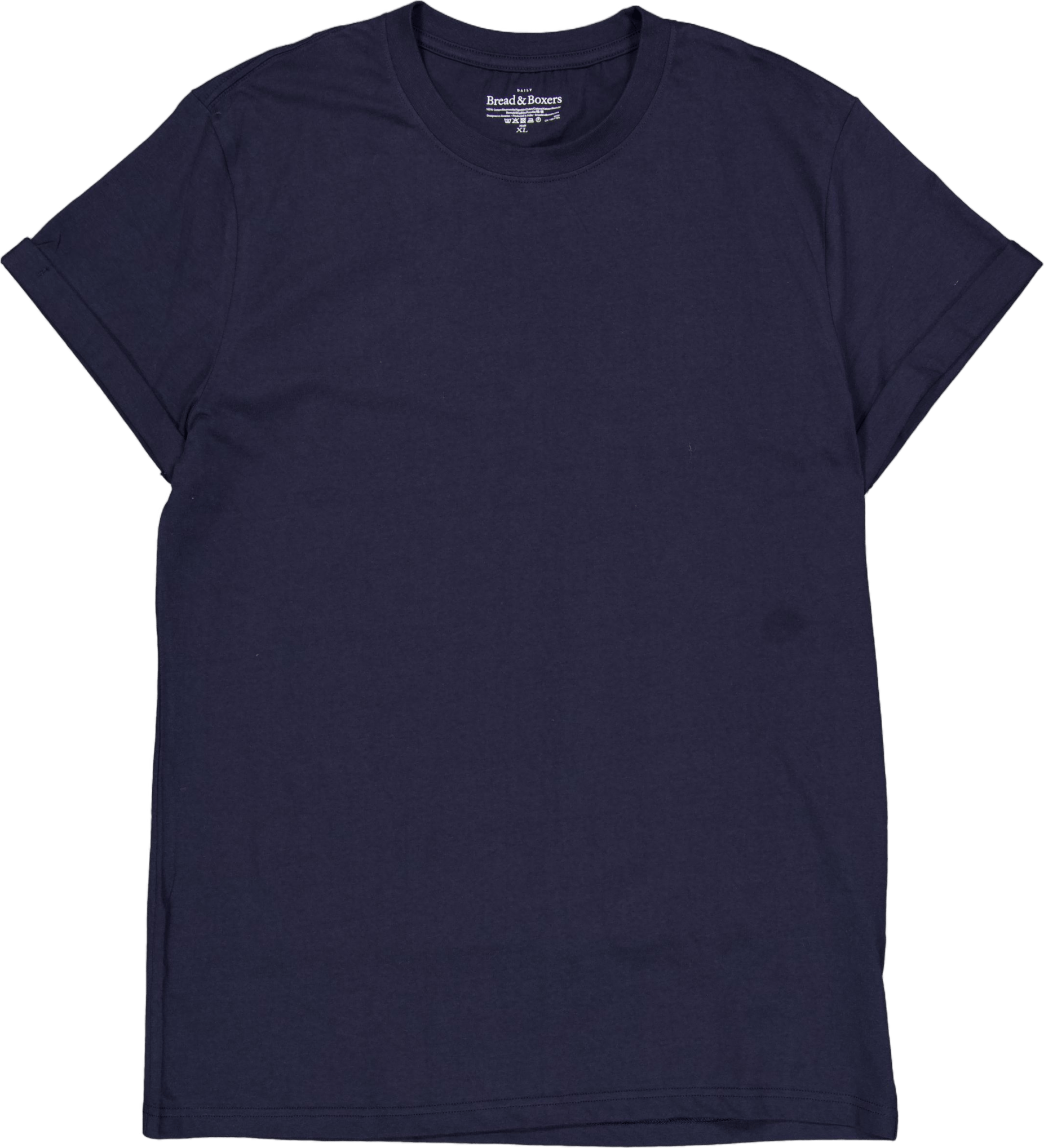 Roll-up Tee Navy Blue