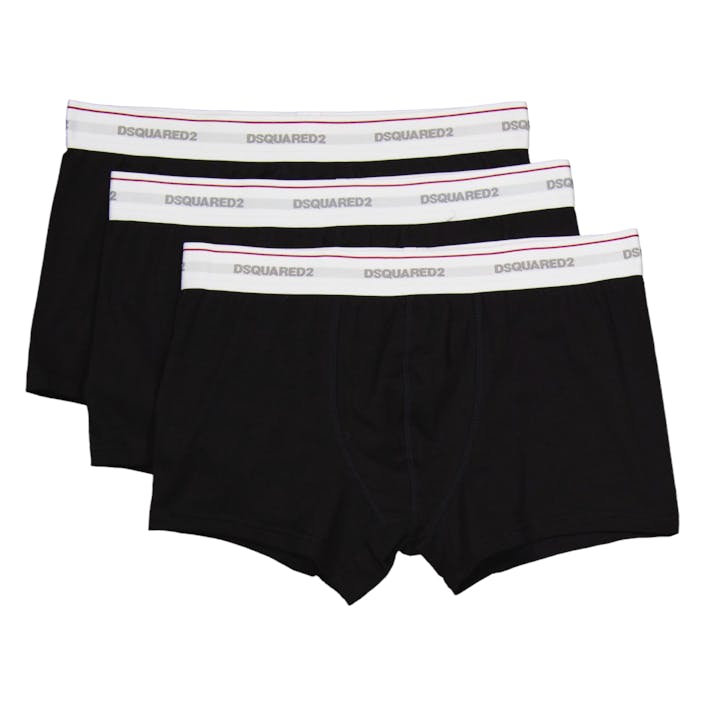 Trunk Tri-pack 001 Black, Male, Odevy, Spodná bielizeň, Čierna, XS