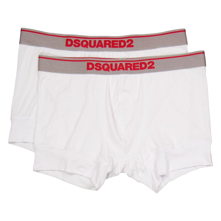 Trunk Twin Pack 100 White, Male, Bekleidung, Unterwäsche, Weiß, M