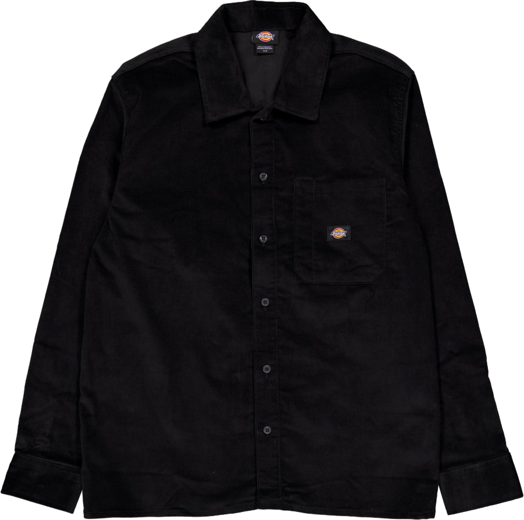 Corduroy Shirt Ls Black Black