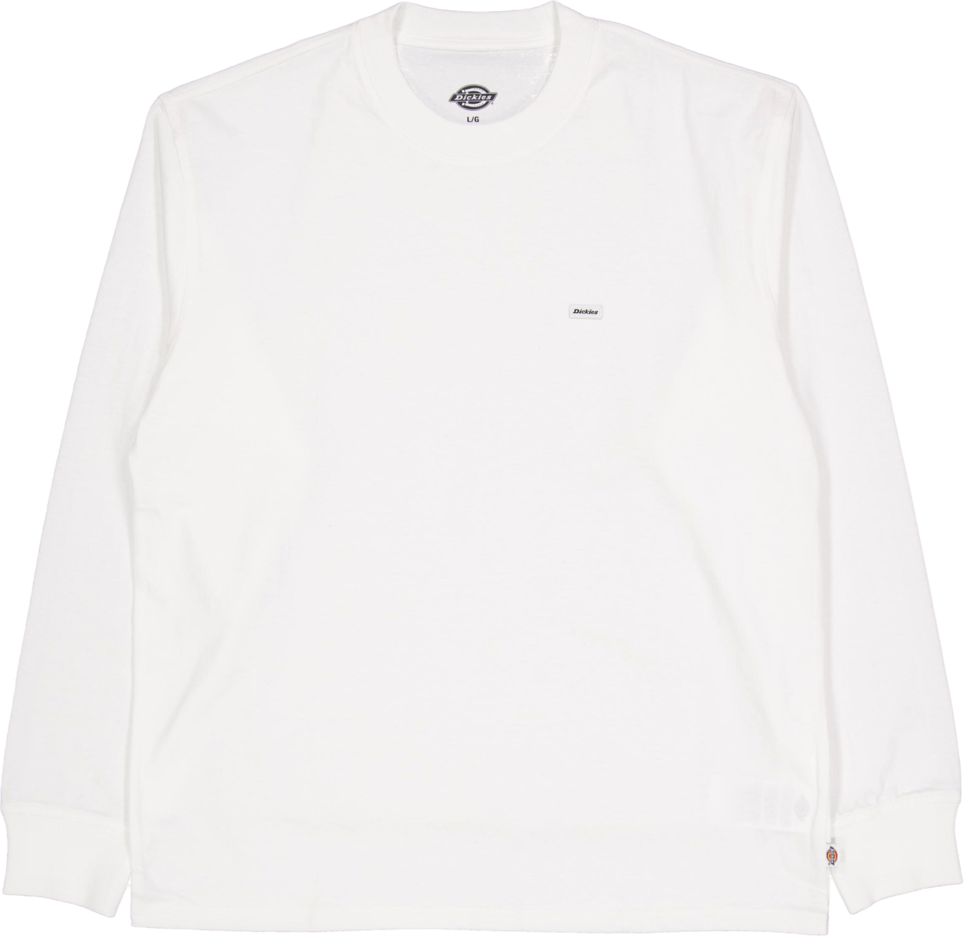Clancy Heavyweight Tee Ls Whit White