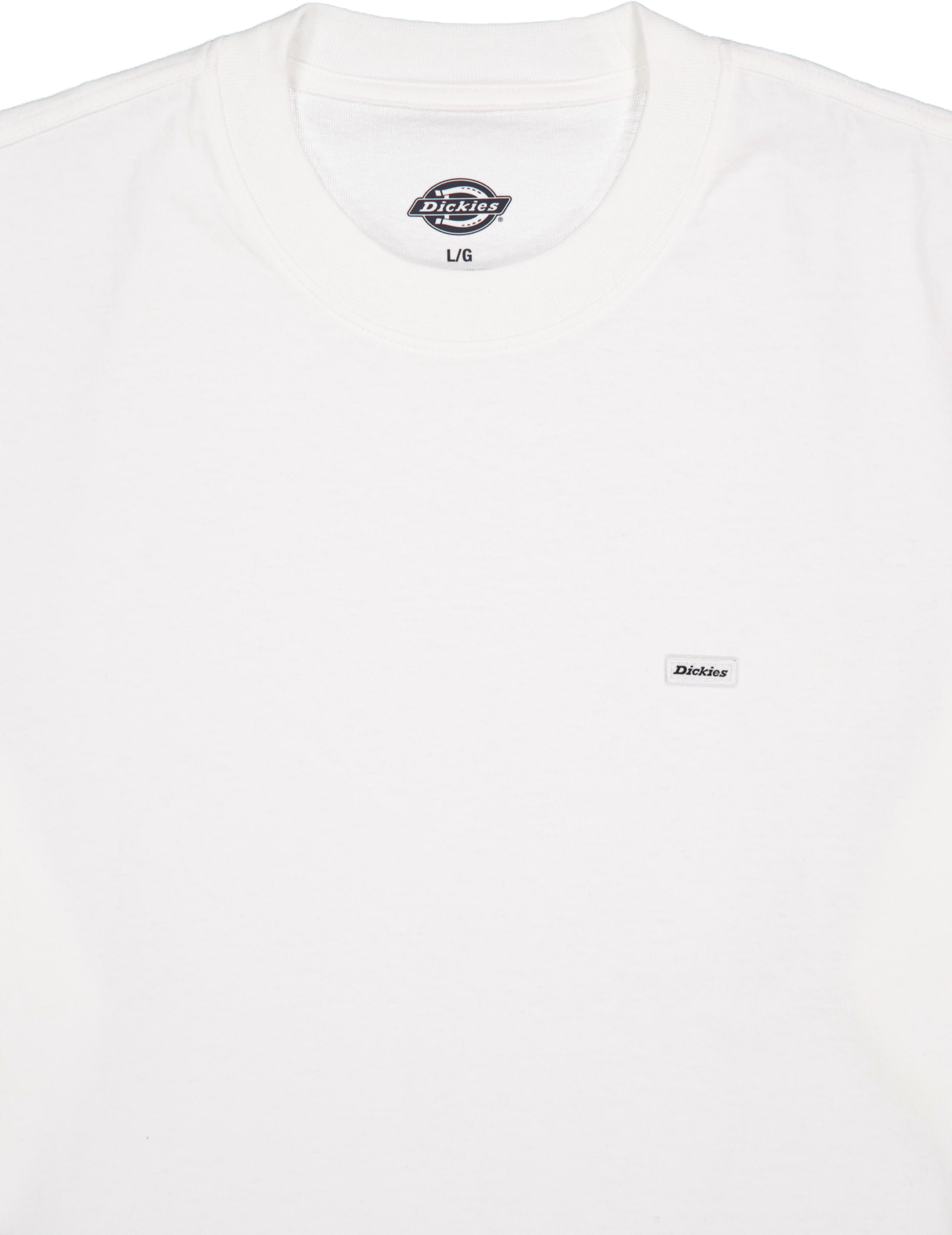 Clancy Heavyweight Tee Ls Whit White - Bild 3