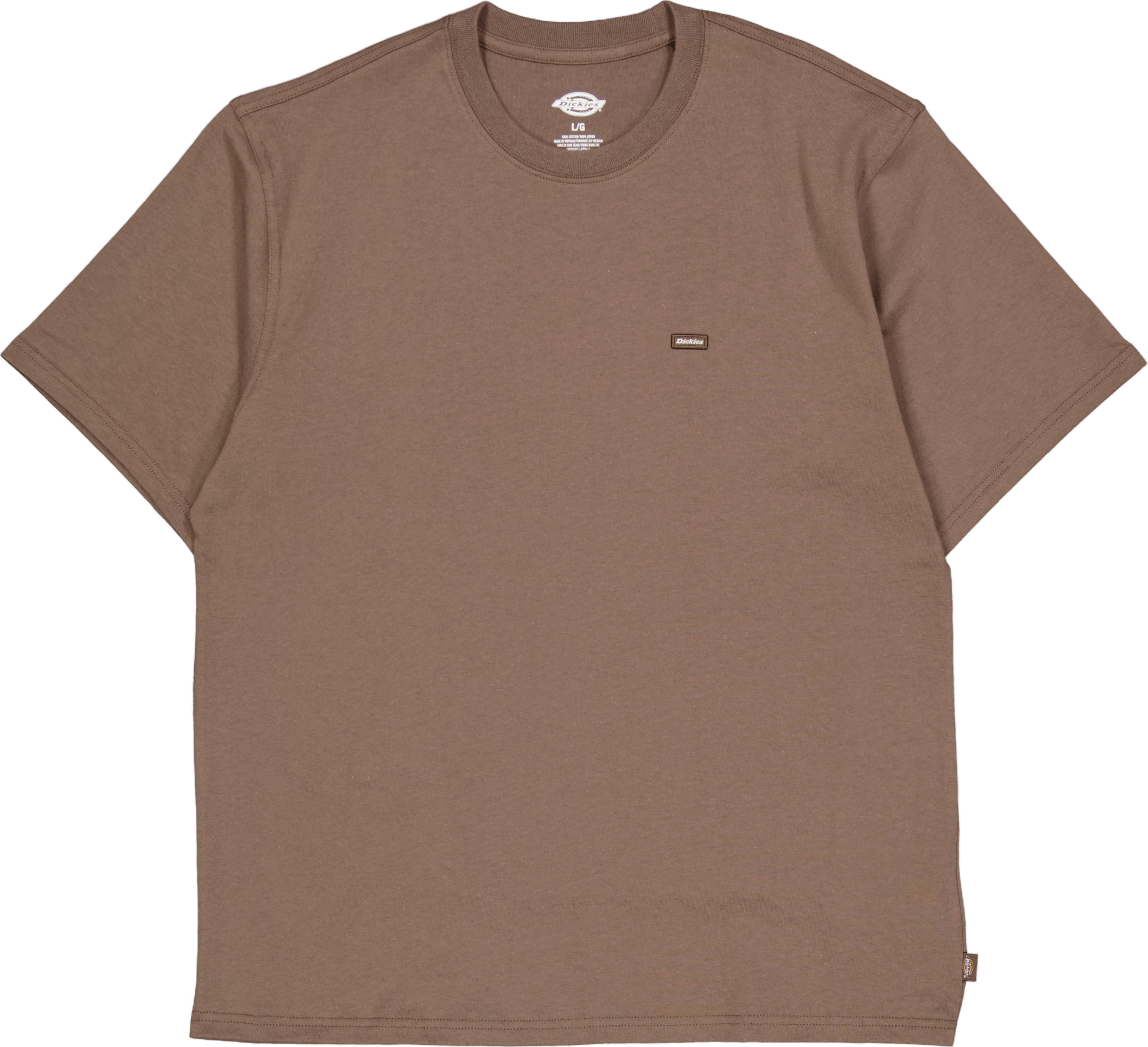 Clancy Heavyweight Tee Ss Mushroom, Male, Klær, Tops, Brun, L