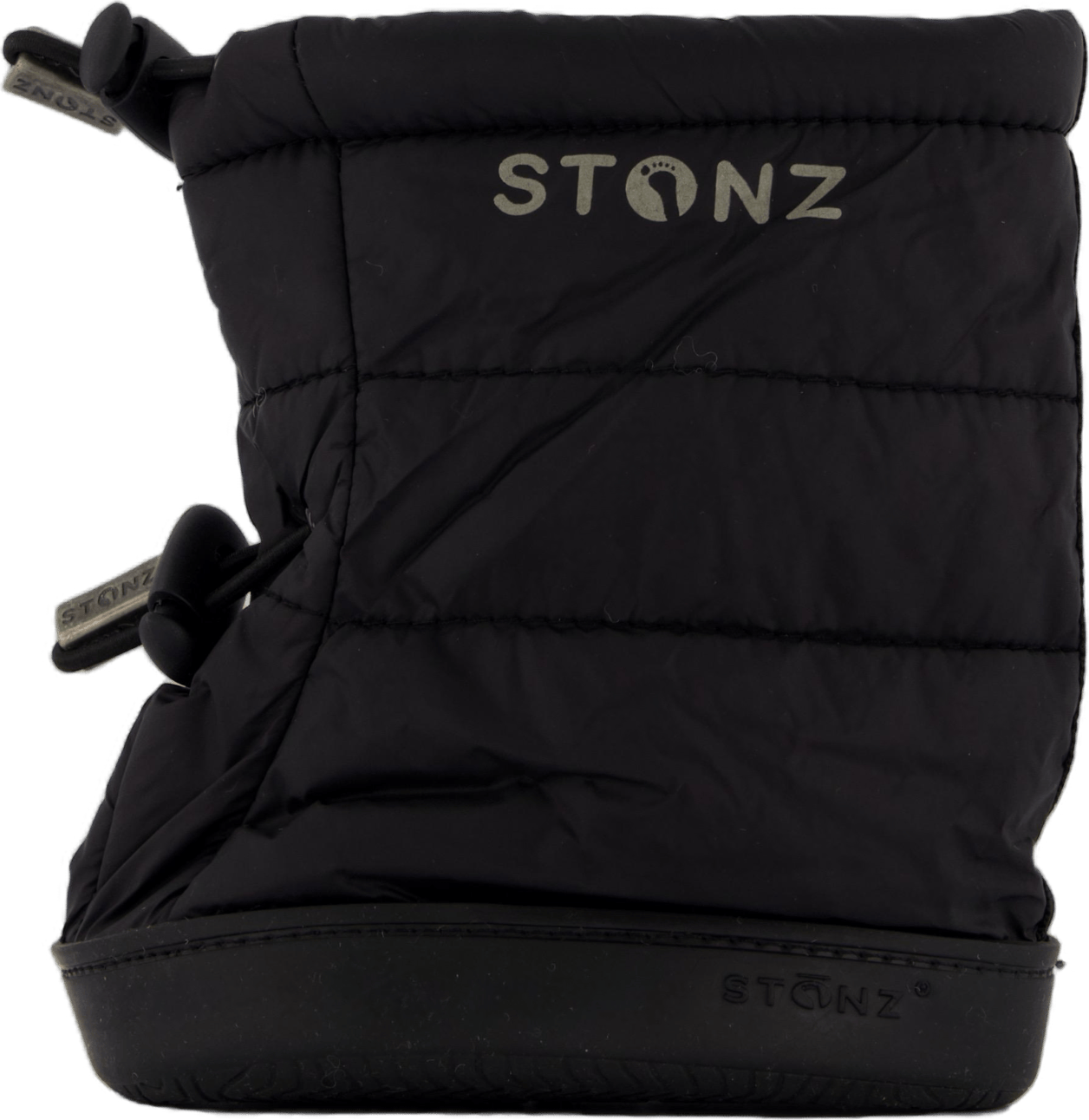 Stonz Toddler Puffer Booties Black