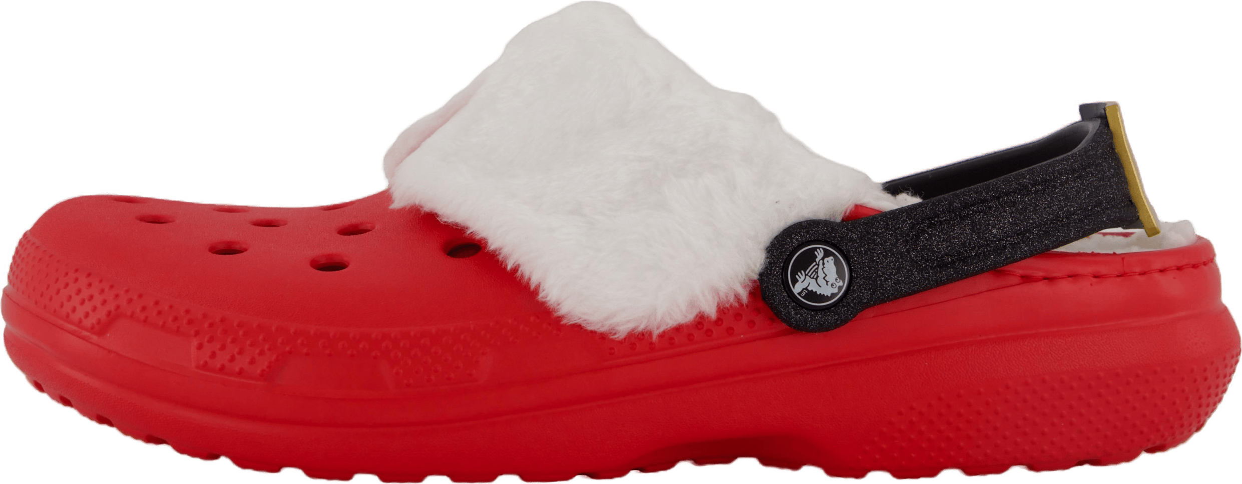 Classic Lined Santa Clog Varsity Red/multi