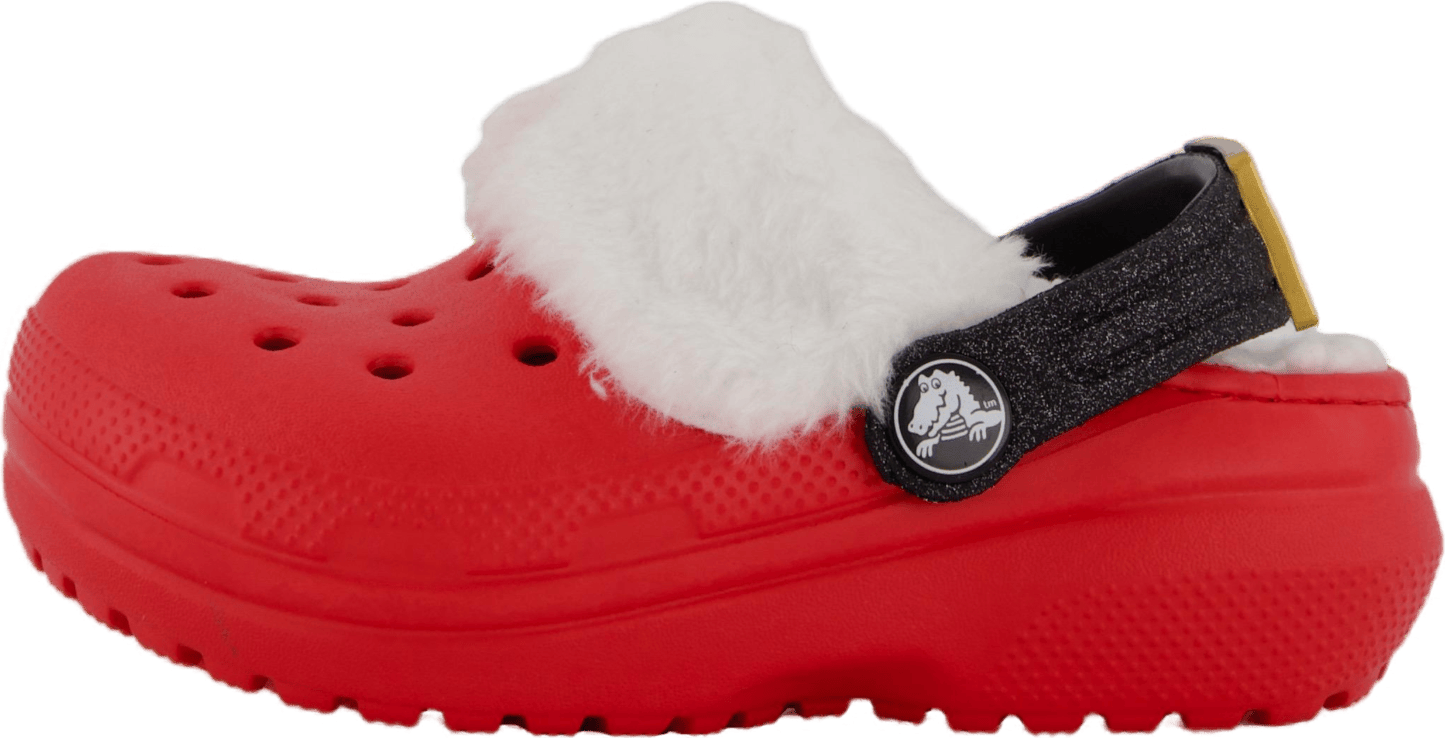 Classic Lined Santa Clog T Varsity Red/multi