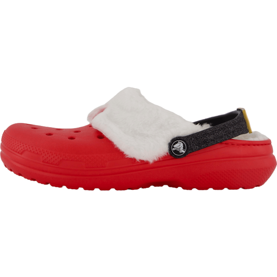 Classic Lined Santa Clog K Varsity Red/multi