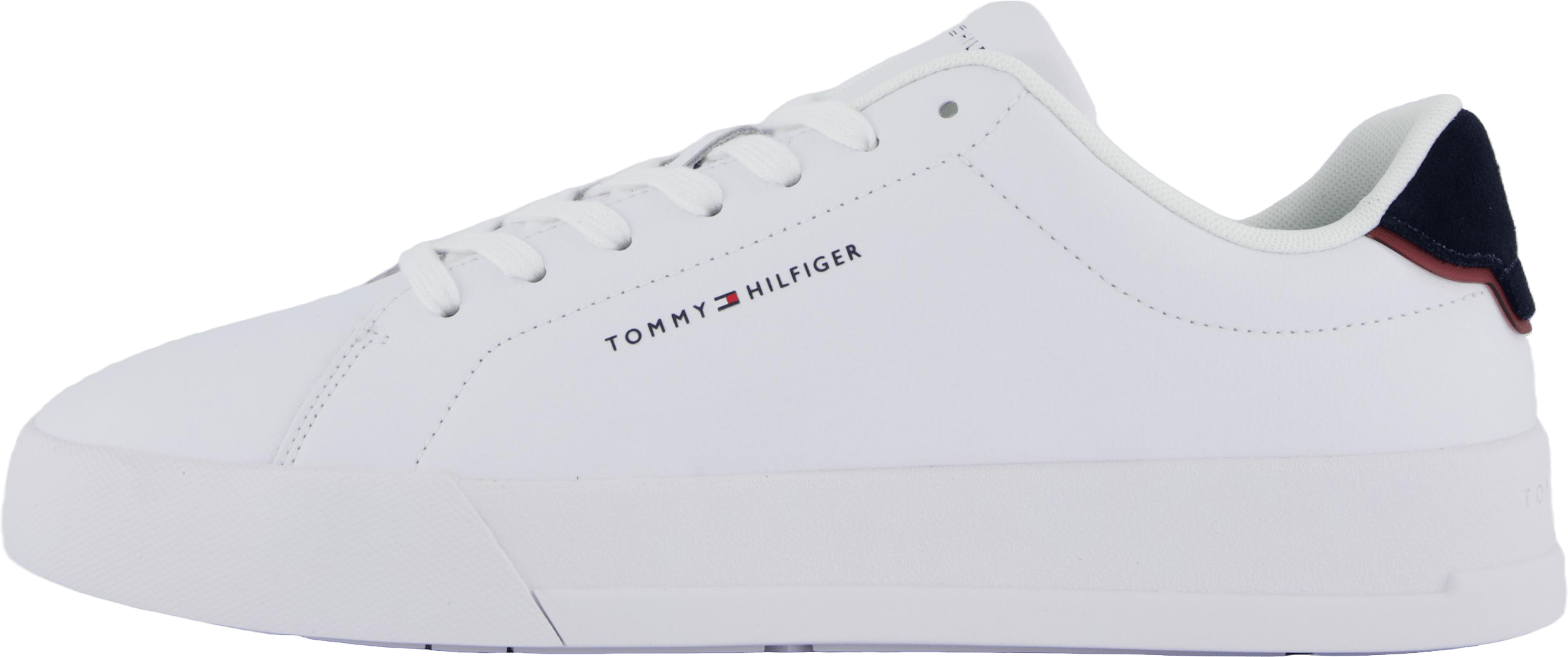 Th Court Lth Detail Ess White