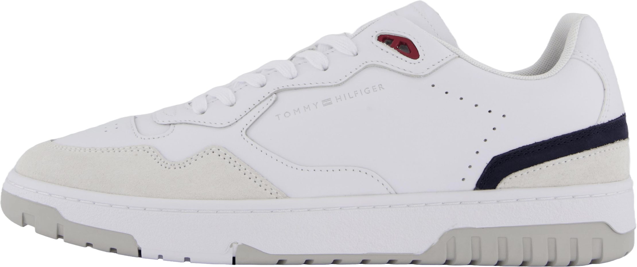 Th Basket Street Leather White