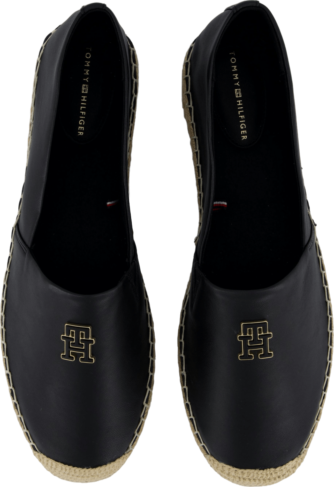 Th Logo Leather Espadrille Black - Bild 6