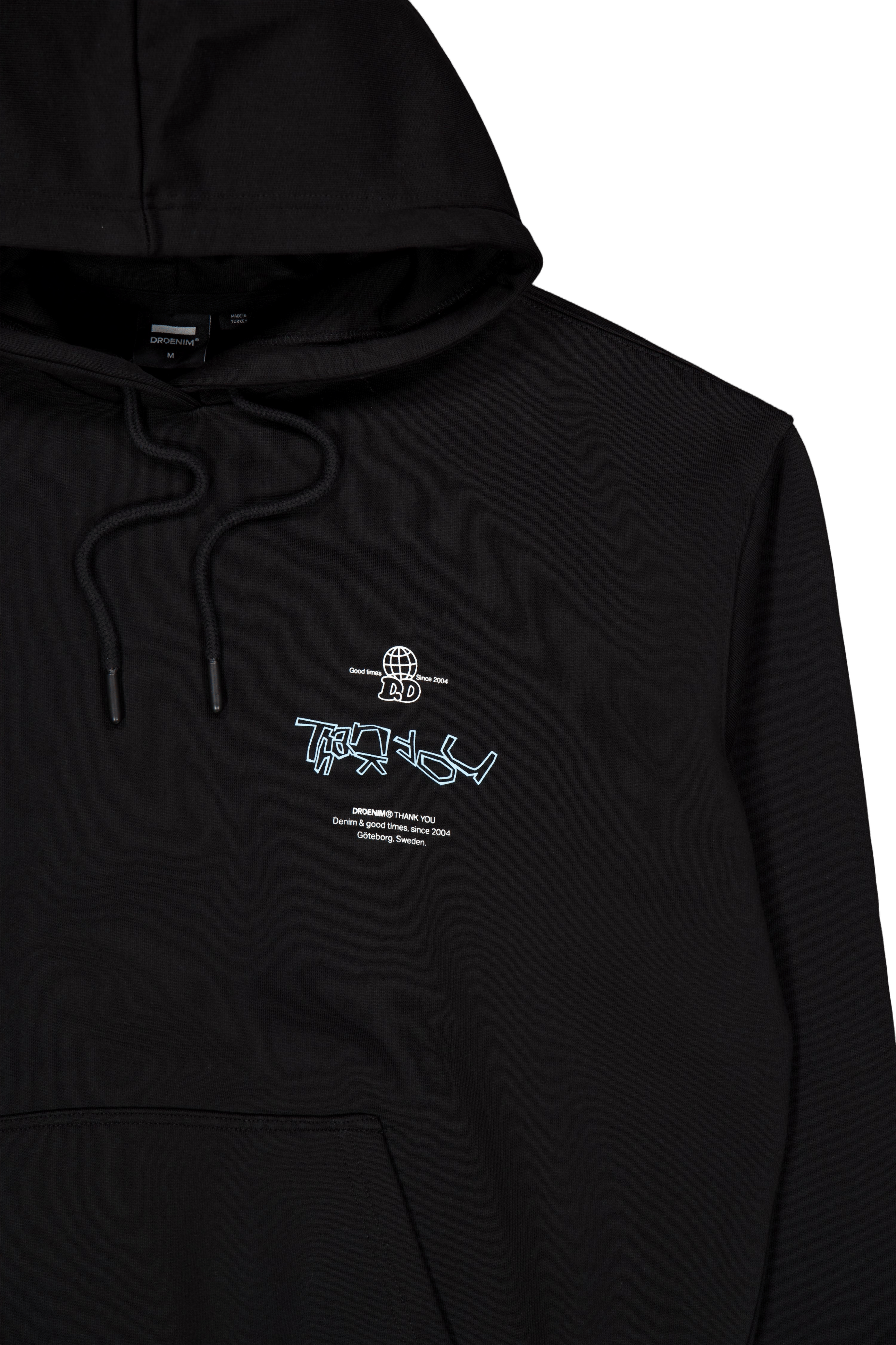 Damien Hoodie Av6 Black Thank You - Bild 3