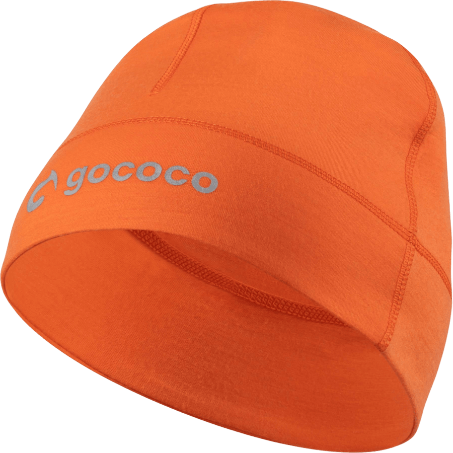Thin Running Hat Wool Orange Orange