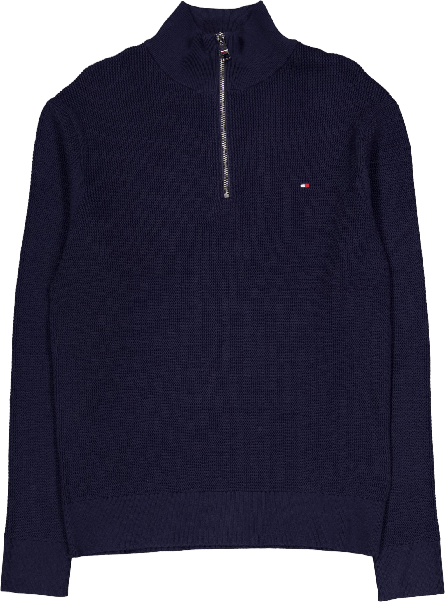 Racking Structure Zip Mock Blue