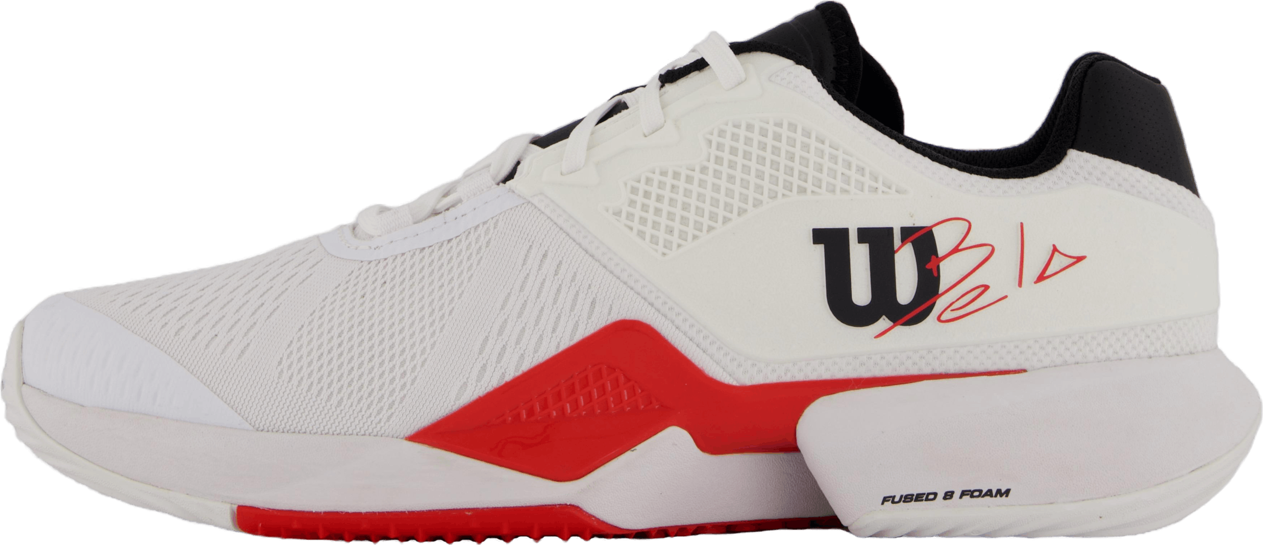 Bela Tour White/infrared/black, Male, Shoes, Training shoes, Padel, White/Red/Black, EU 45 1/3