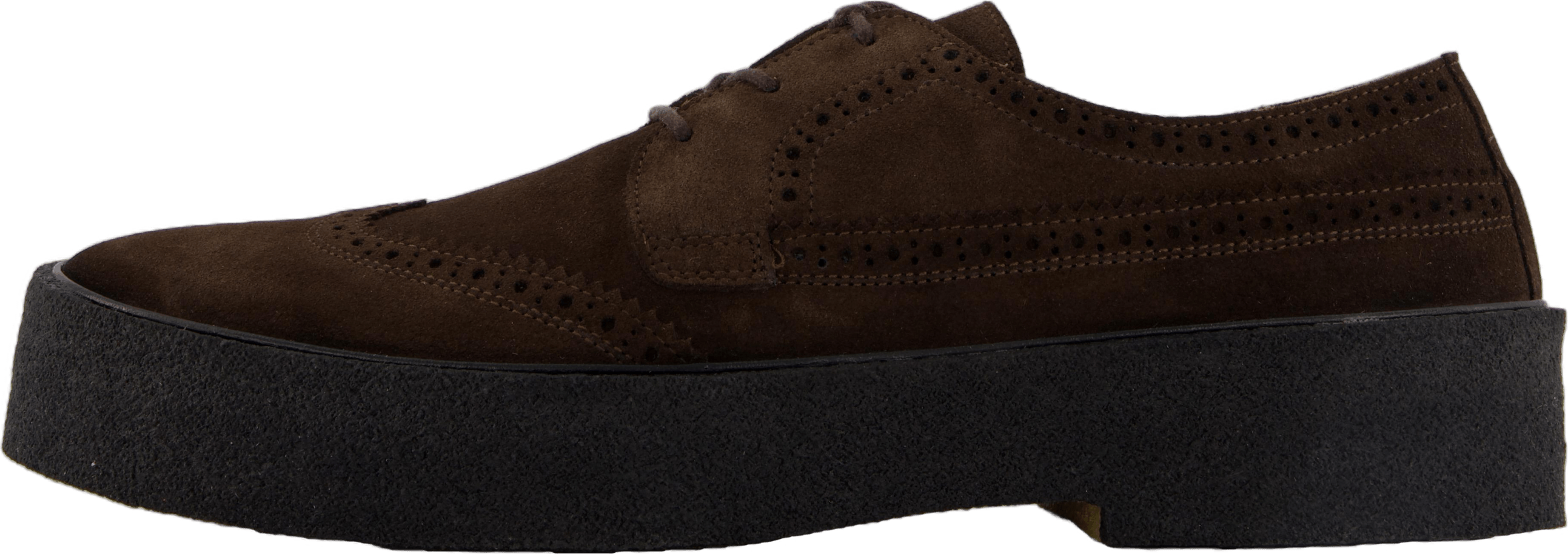 Org.22 Dk. Brown Suede, Male, Obuv, Polobotky, společenské boty, Hnědý, EU 44