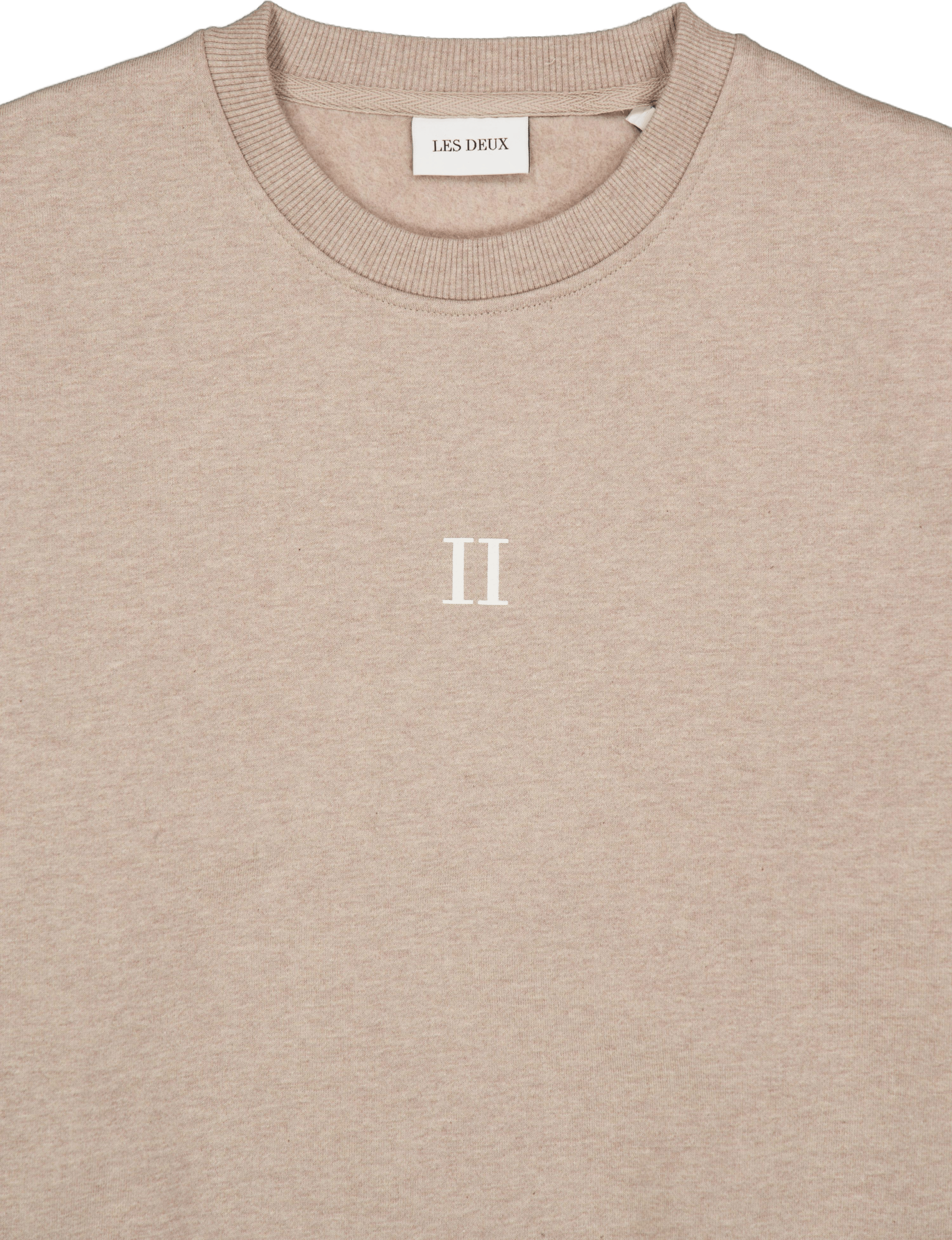 Mini Encore Sweatshirt 2.0 Dark Sand Melange/ivory - Bild 3
