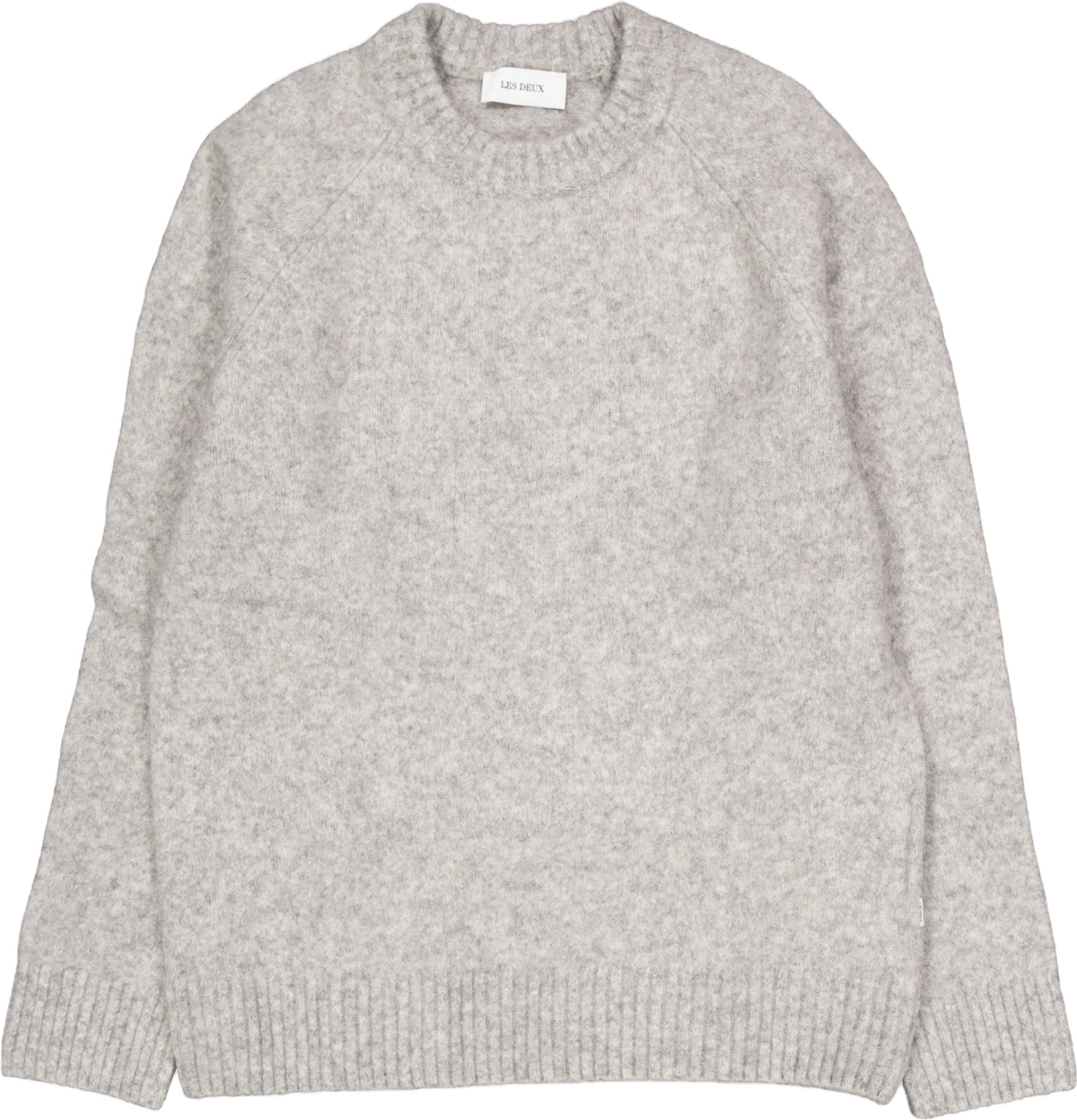 Gilbert Roundneck Knit Light Grey Melange