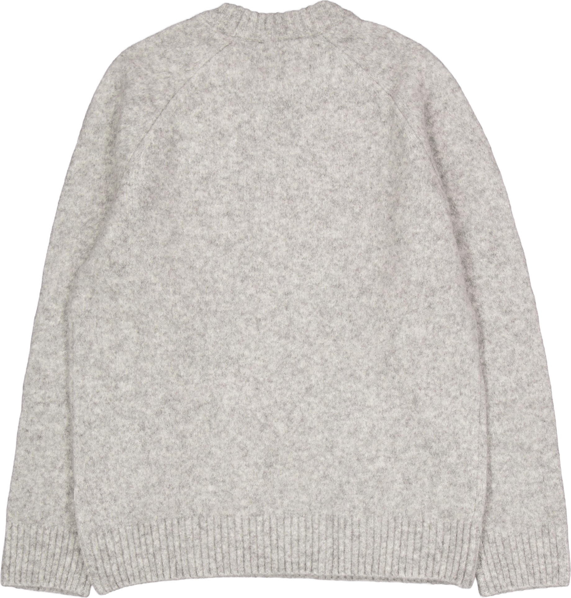 Gilbert Roundneck Knit Light Grey Melange - Bild 2