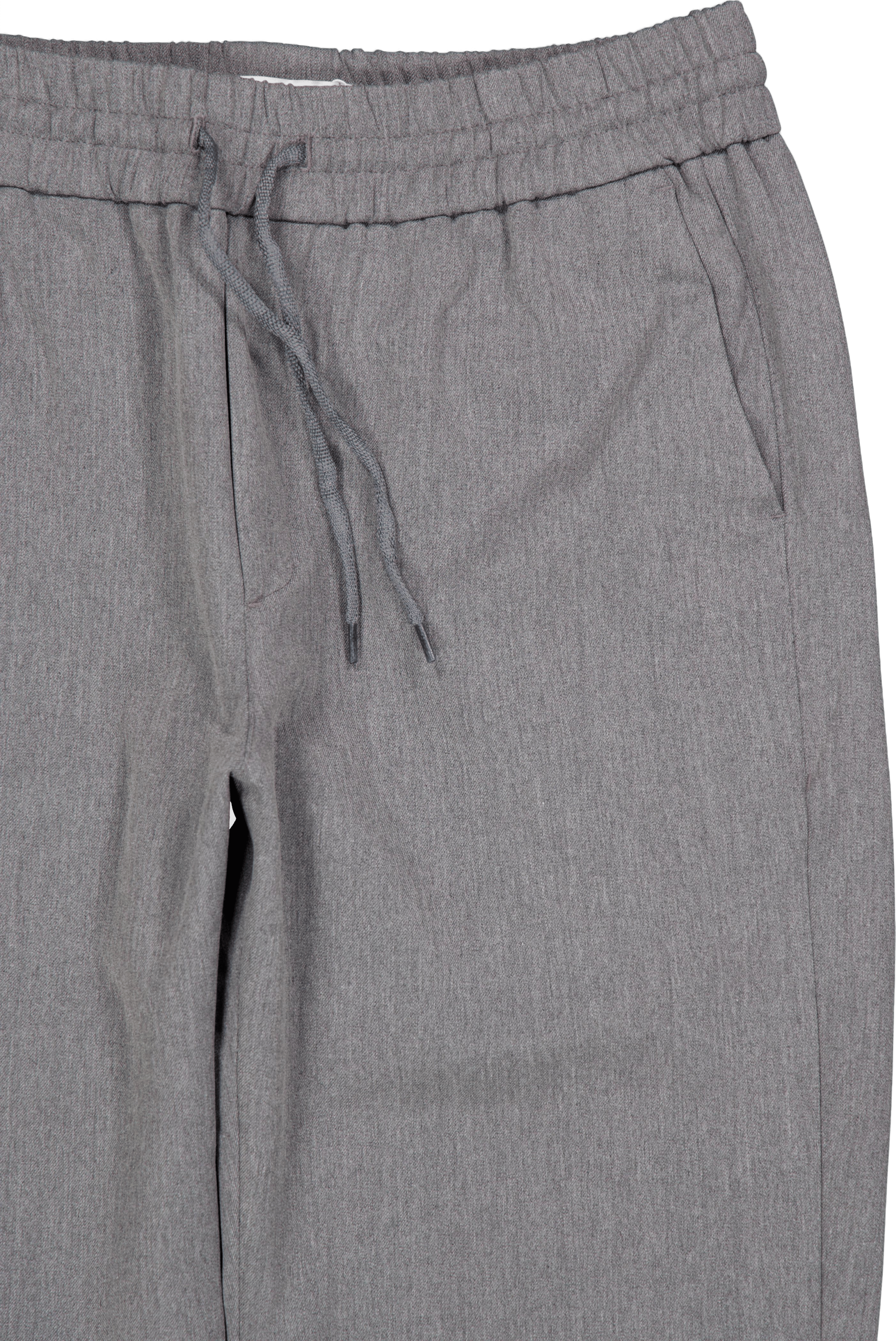 Patrick Drawstring Pants Grey Melange - Bild 3