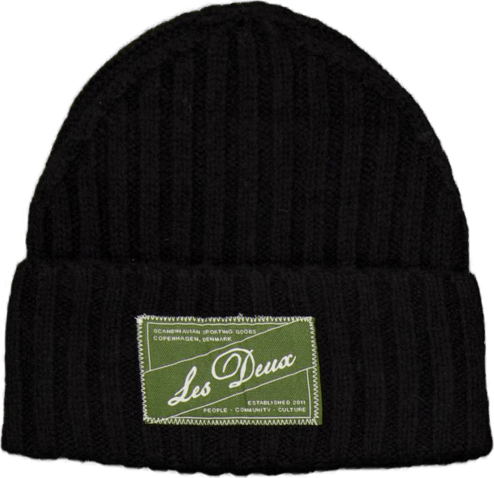 Wells Wool Beanie Black