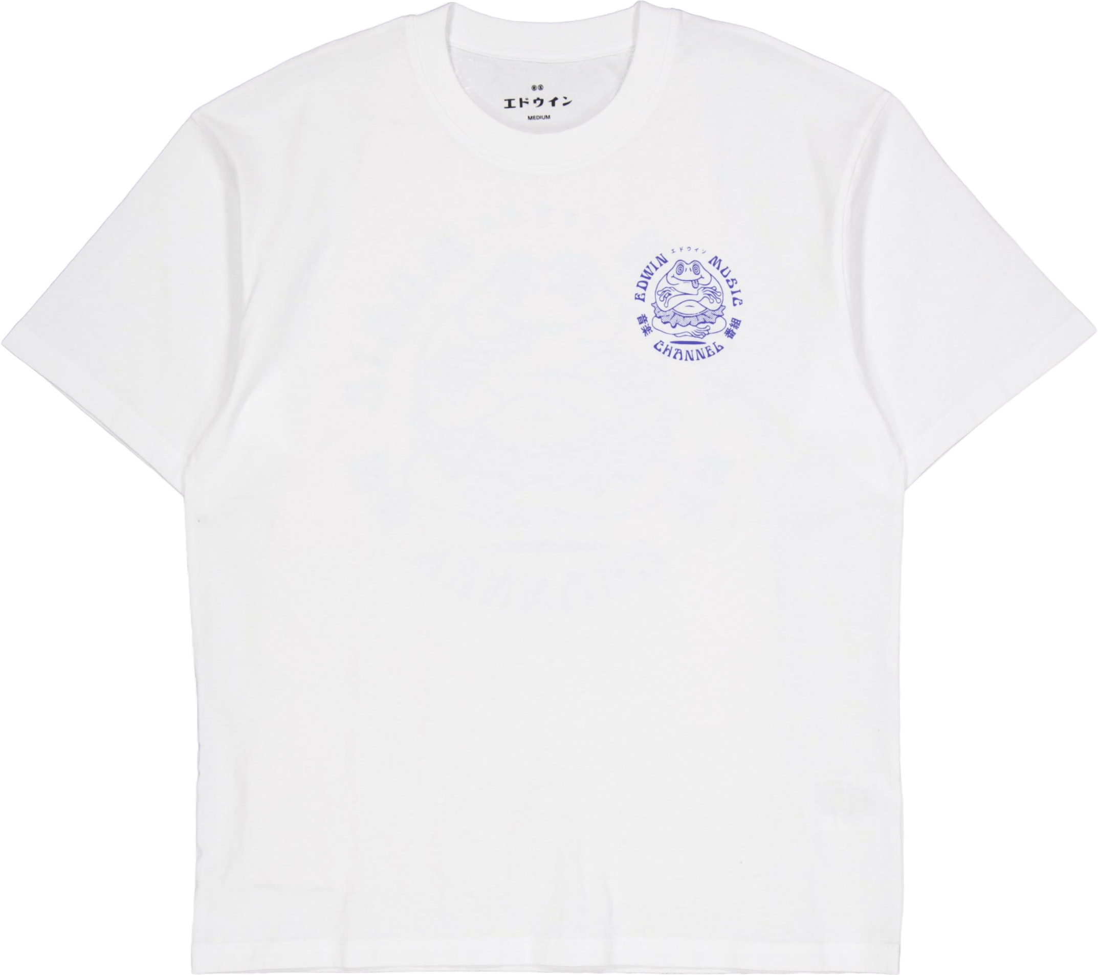 Edwin Music Channel T-shirt White