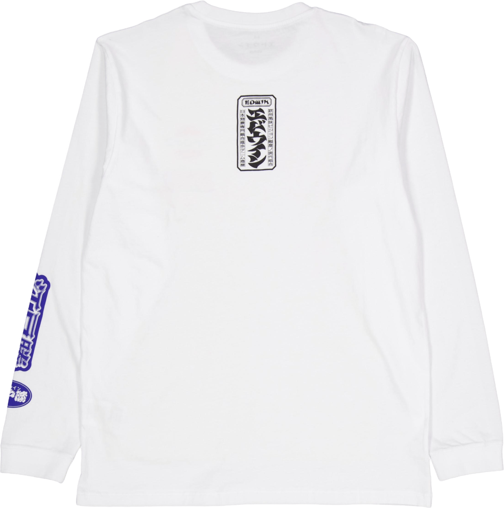 Edo Win T-shirt Ls White - Bild 2