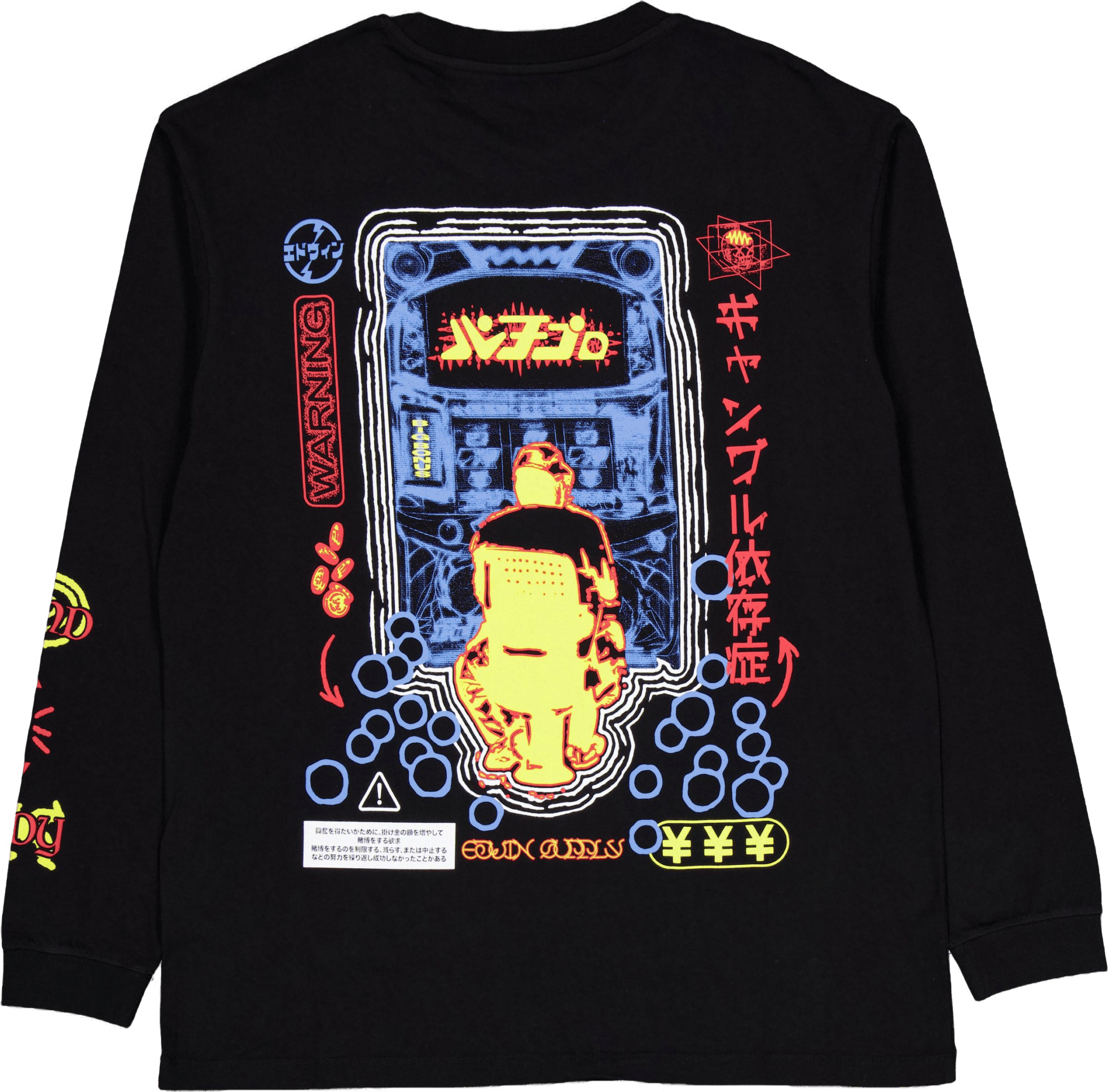 Pachinko T-shirt Ls Black - Bild 2