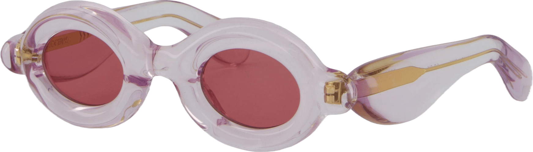 Pebble Round Crystal Pink