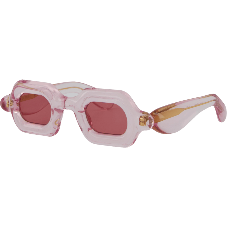 Pebble Square Double Pink