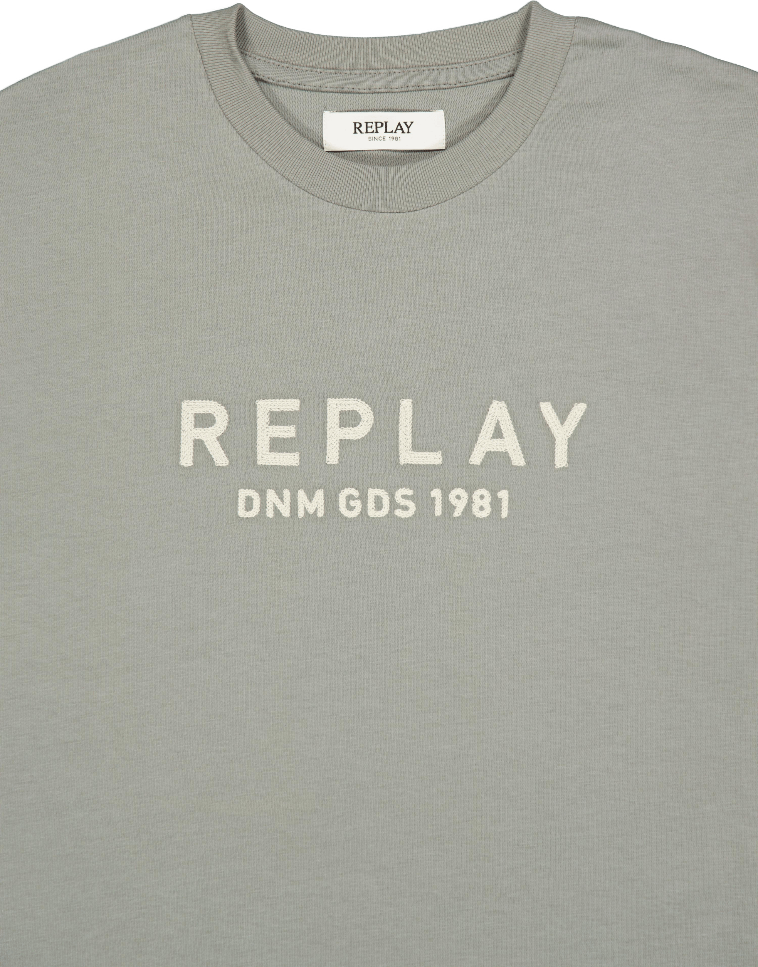 Embroided Logo Tee Grey Military - Bild 3